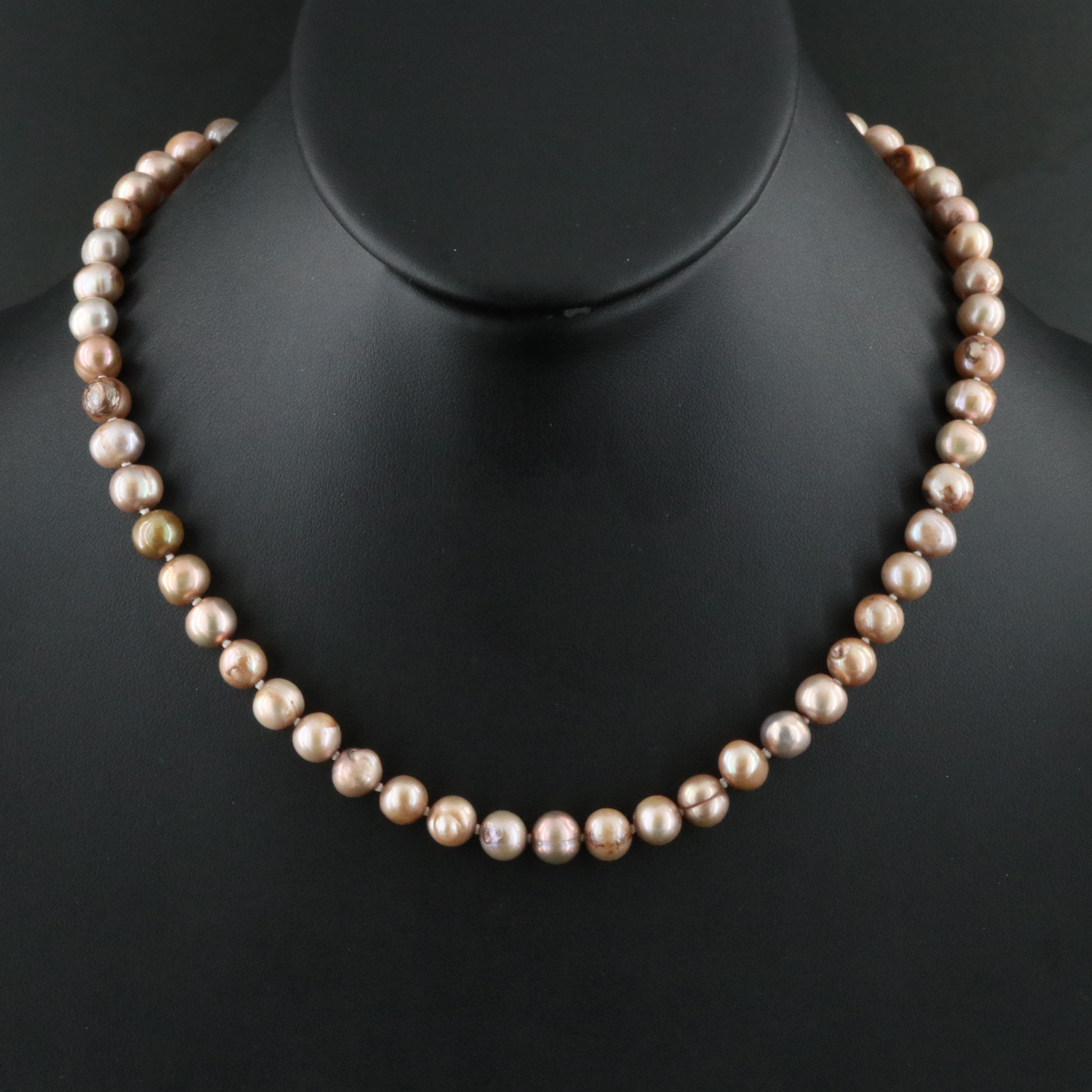7.00 – 7.50 MM Pearl Necklace with 14K Clasp