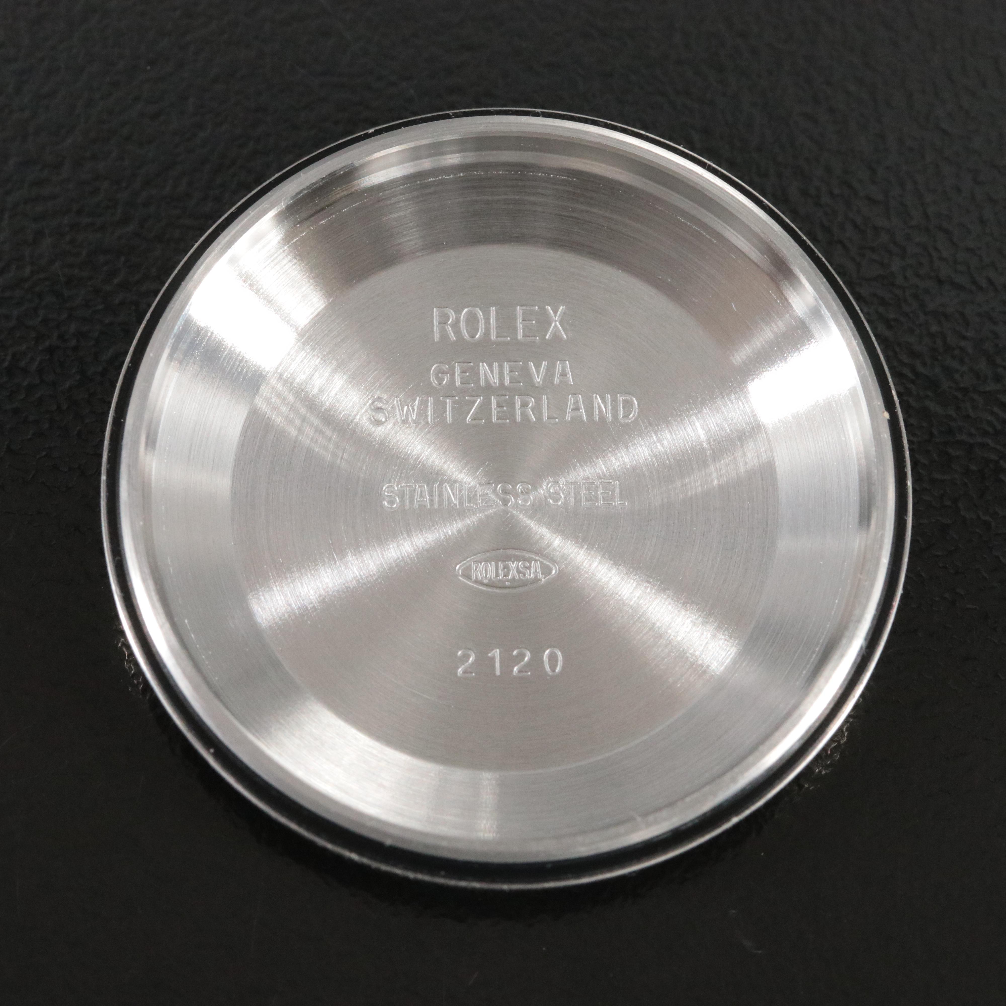 2005 Rolex Oyster Perpetual Date Engine Turned Bezel Watch