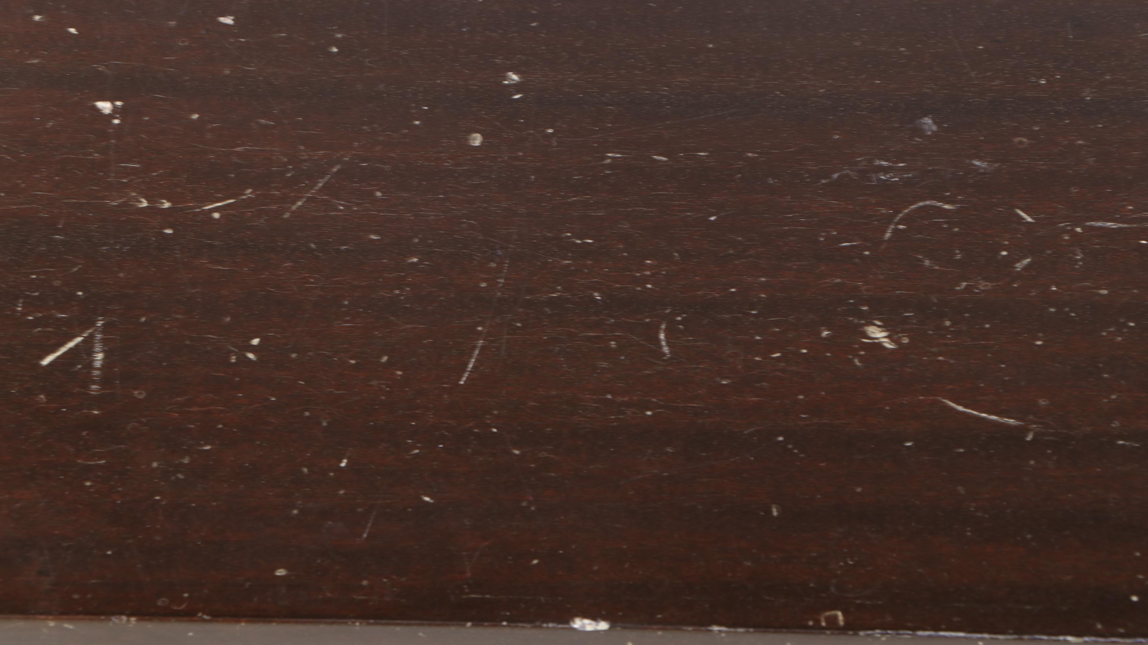 Paul McCobb for Calvin Mid Century Modern Walnut and Brass Ten-Drawer Chest