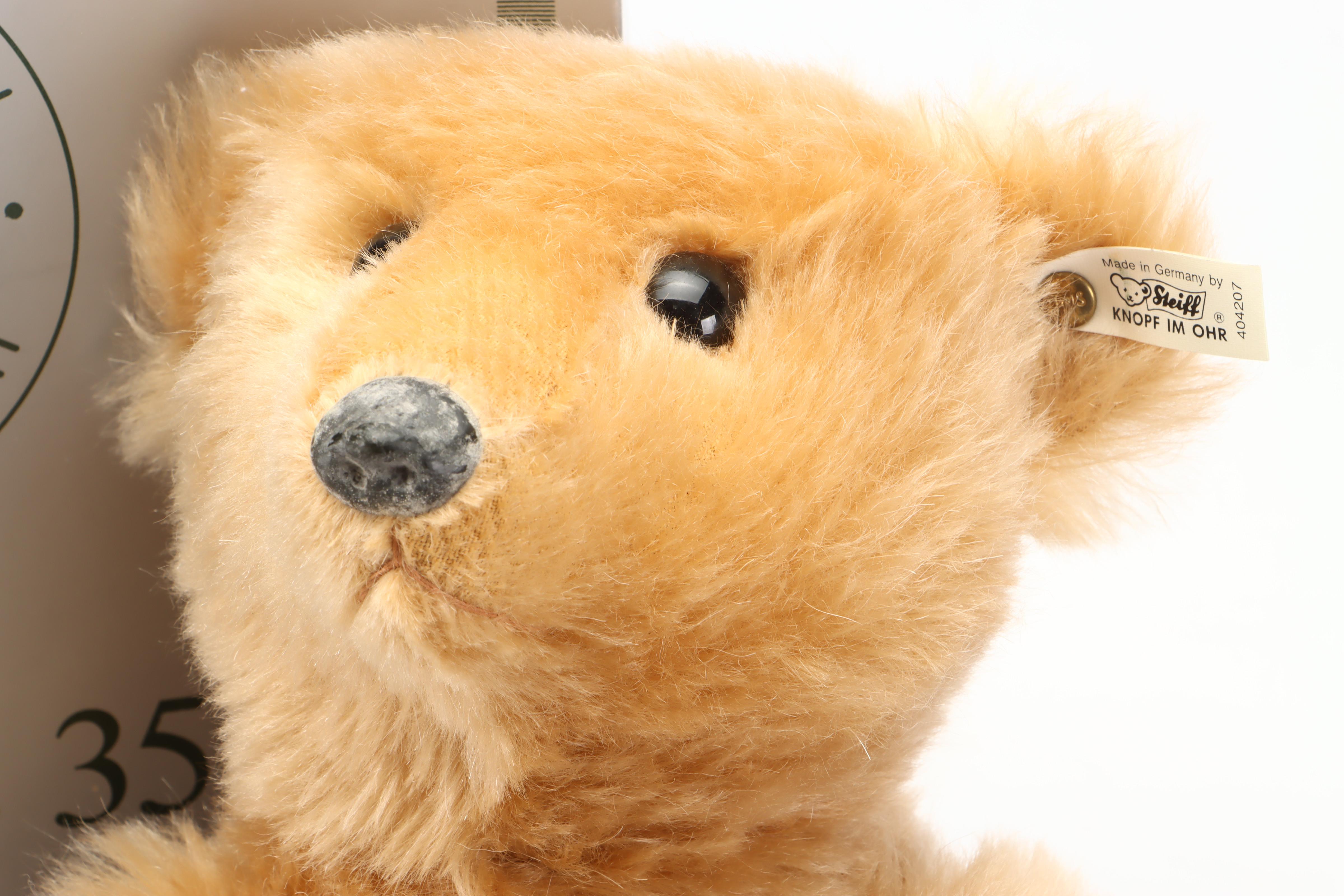 Steiff Limited Edition "Bärle 35 Pab 1905" Replica Mohair Teddy Bear
