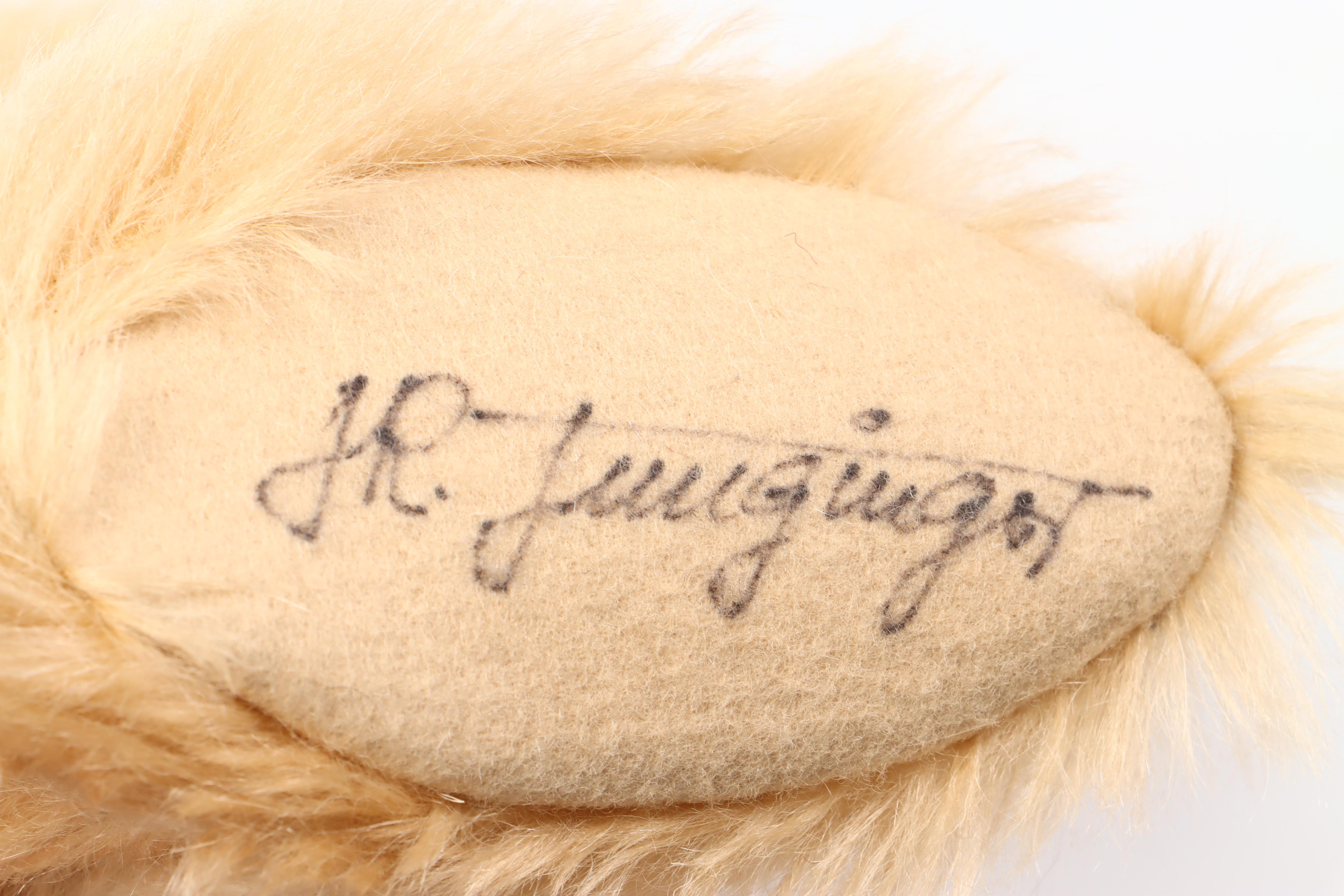 Steiff Limited Edition "Bärle 35 Pab 1905" Replica Mohair Teddy Bear