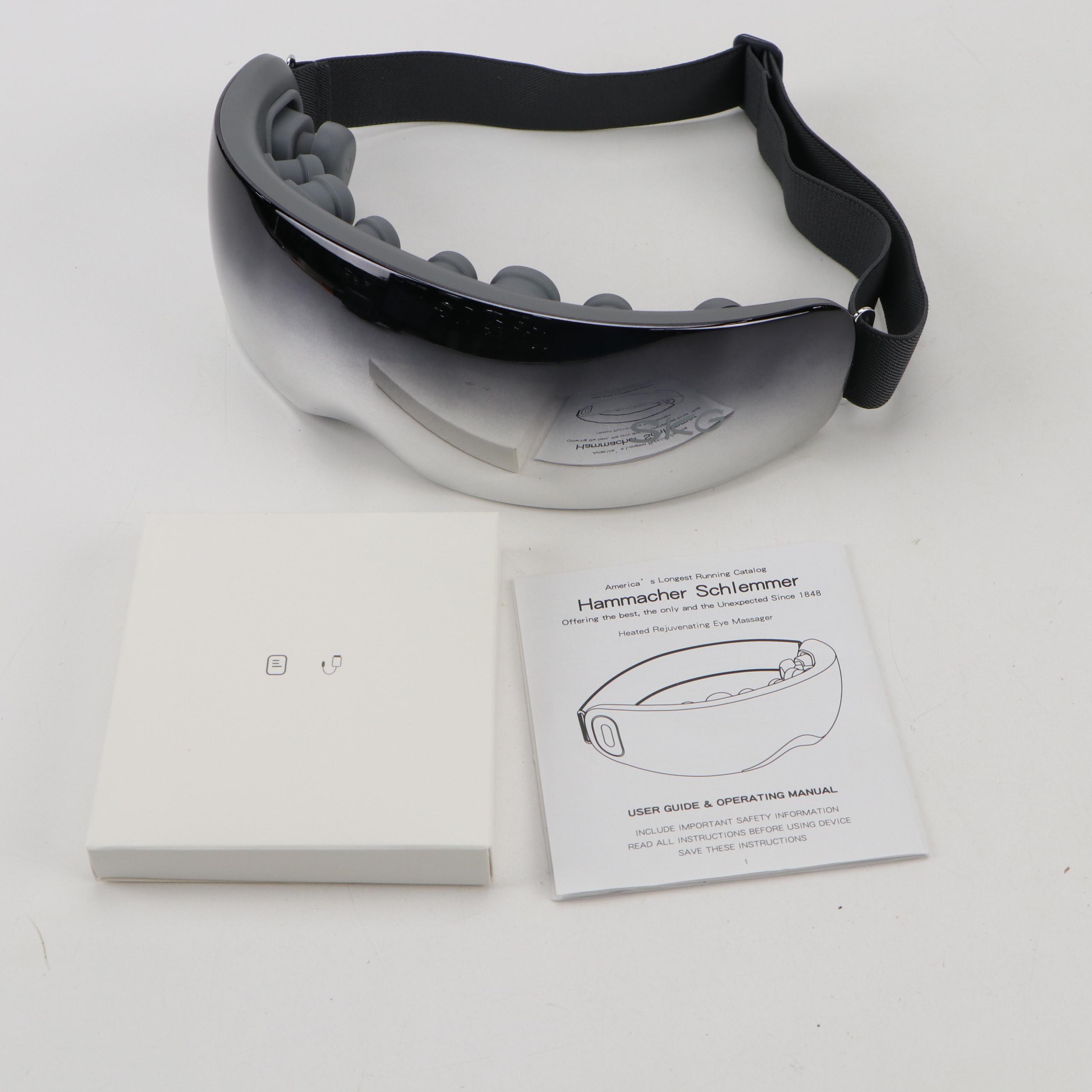 Hammacher Schlemmer Heated Eye Massager and "Cup Call" Phone Holder