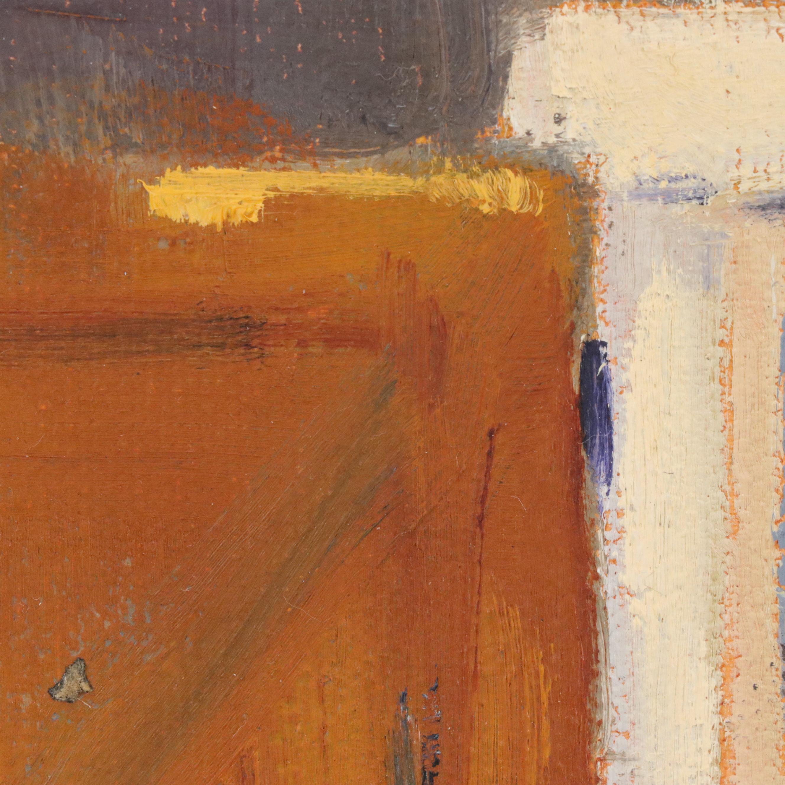 Rick Koehler Oil Painting "Broken Window," 21st Century