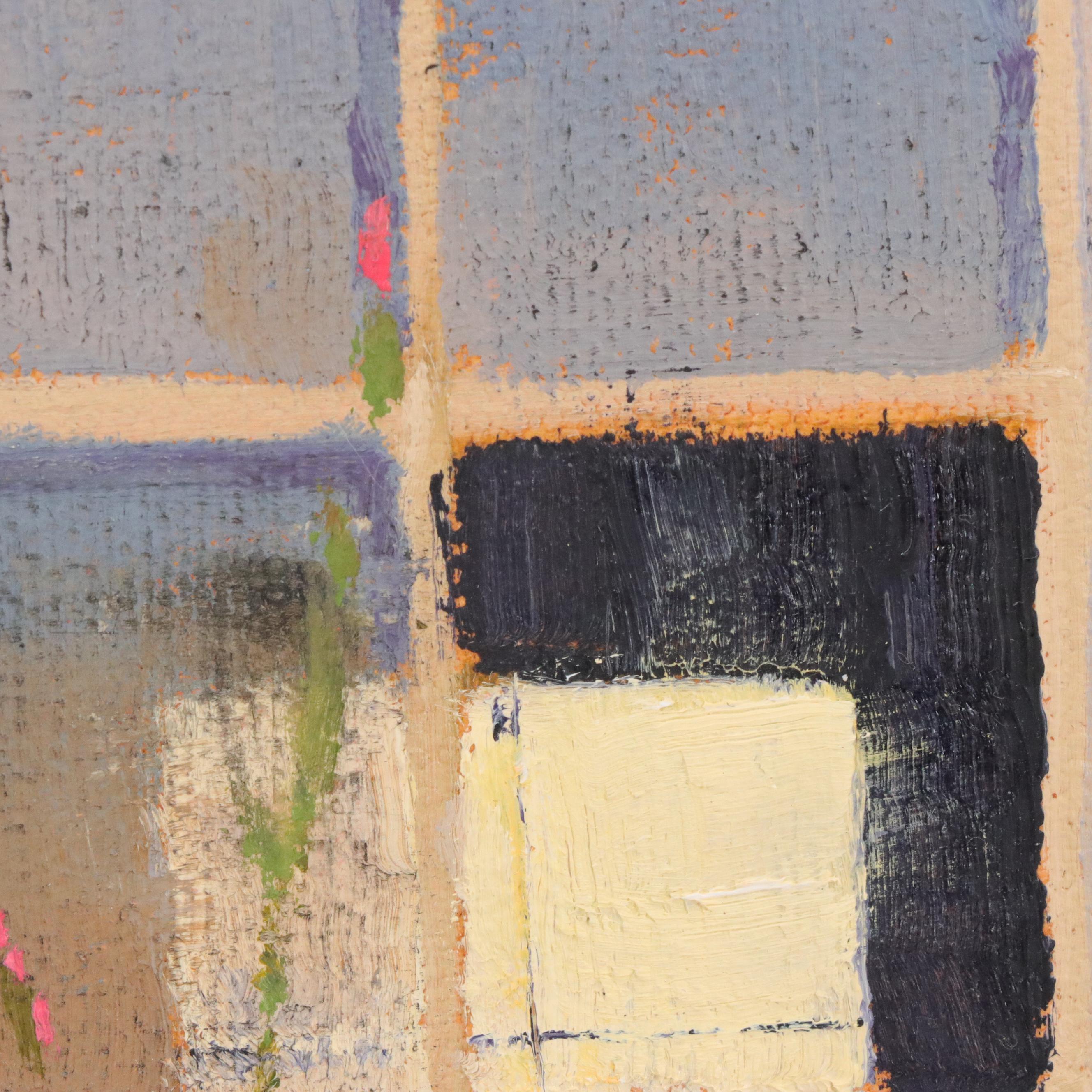 Rick Koehler Oil Painting "Broken Window," 21st Century