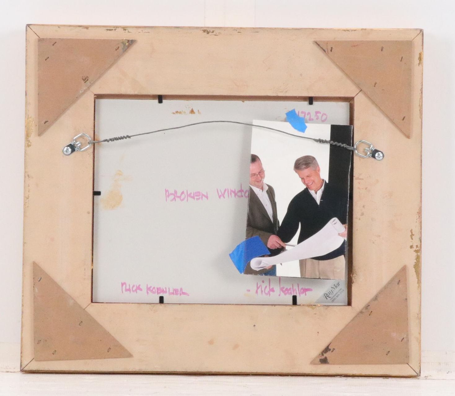 Rick Koehler Oil Painting "Broken Window," 21st Century