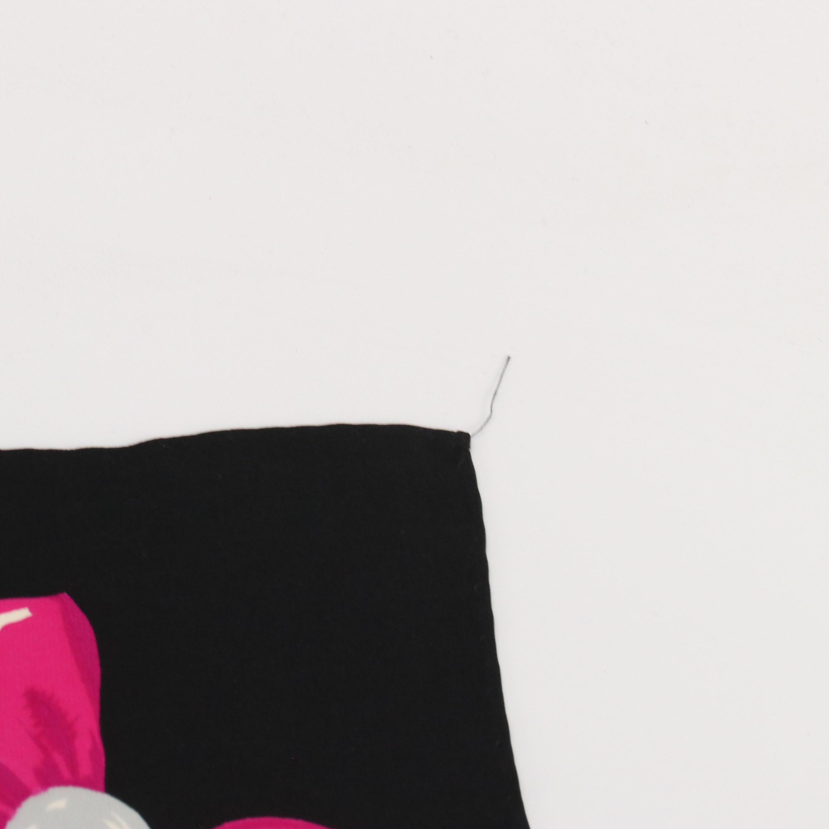 Christian Dior Bow, Lace and Jewel Printed Scarf in Silk