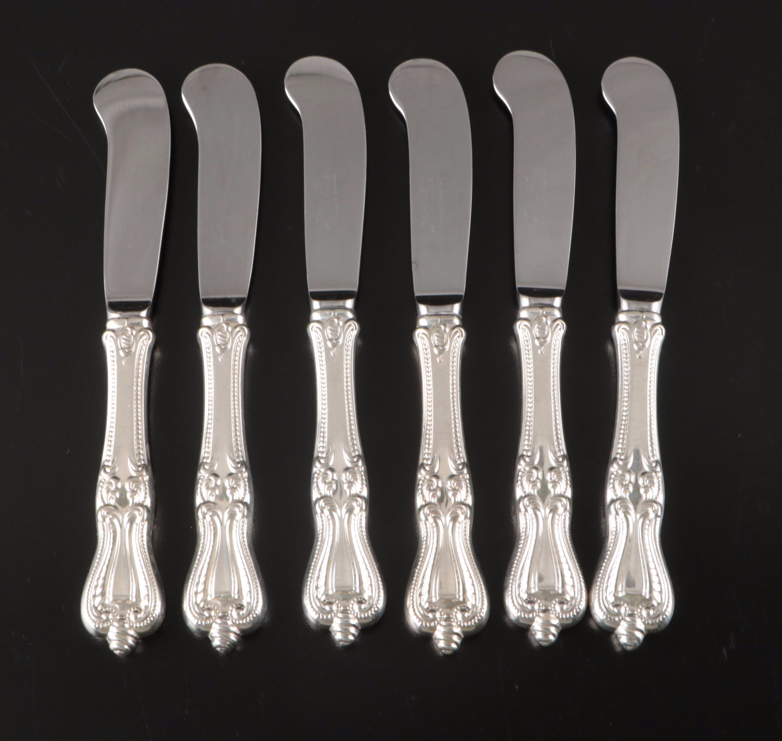 Towle Sterling Silver Handled "Old Colonial" Butter Spreaders
