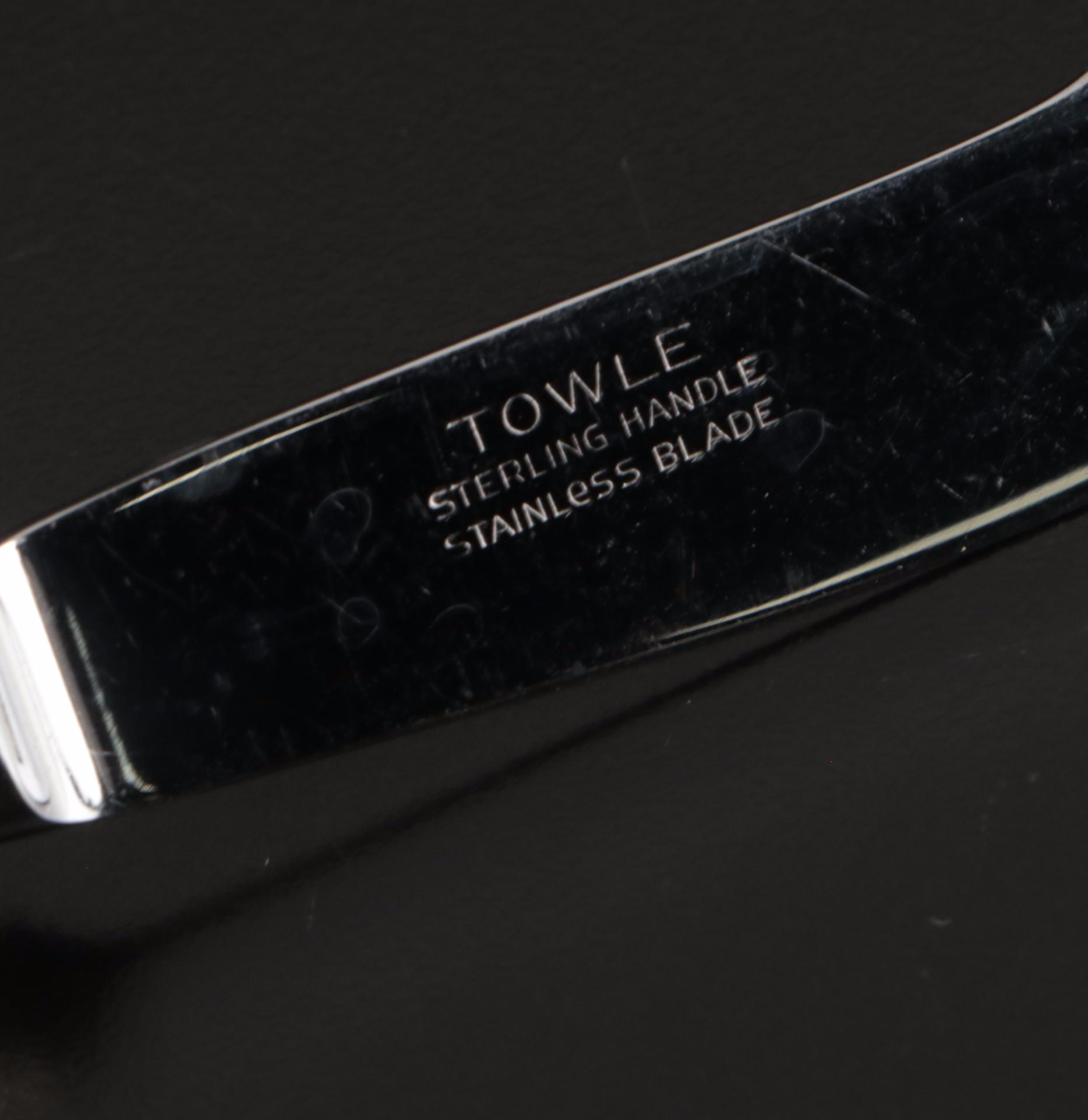 Towle Sterling Silver Handled "Old Colonial" Butter Spreaders