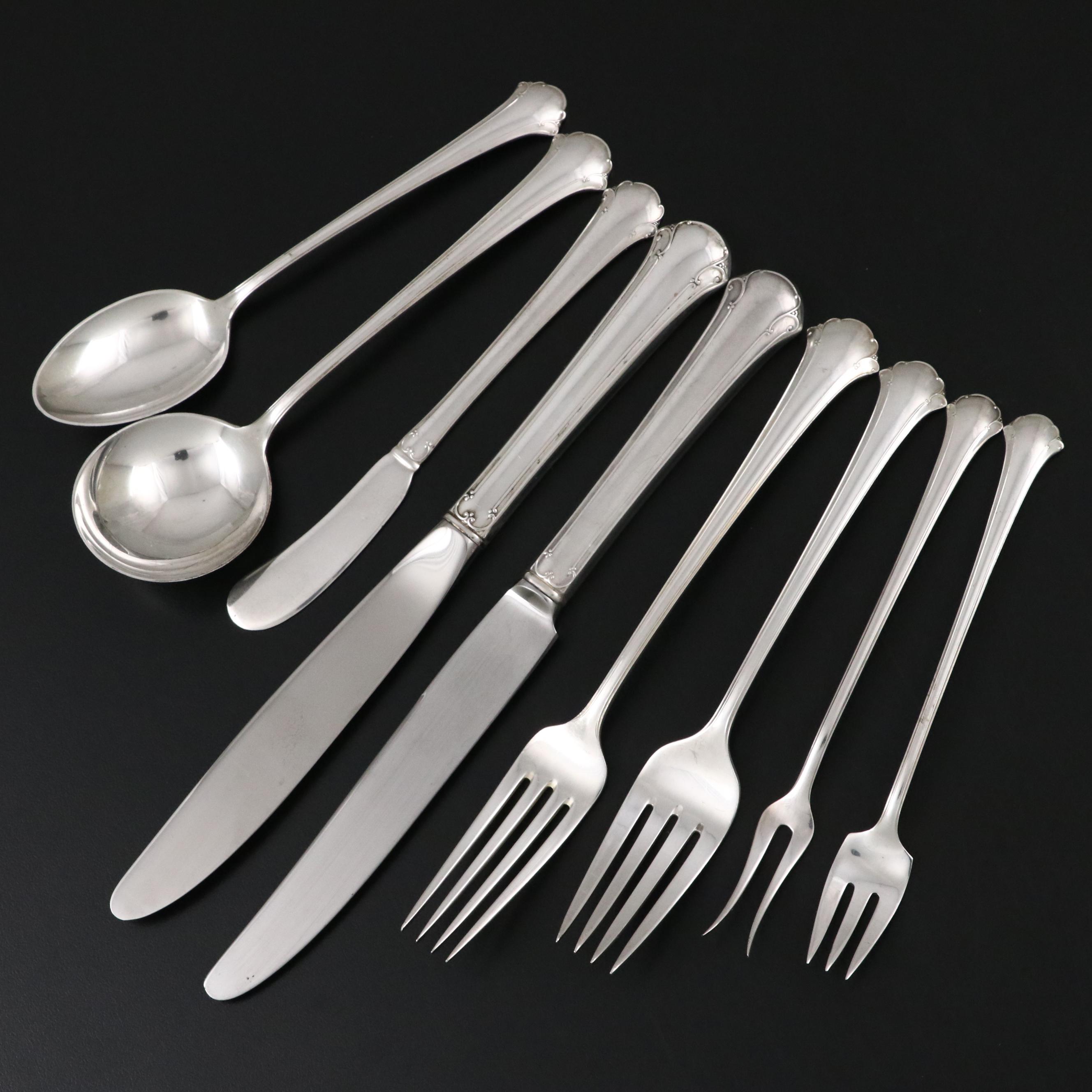 Towle "Chippendale" Sterling Silver Flatware with Storage Chest