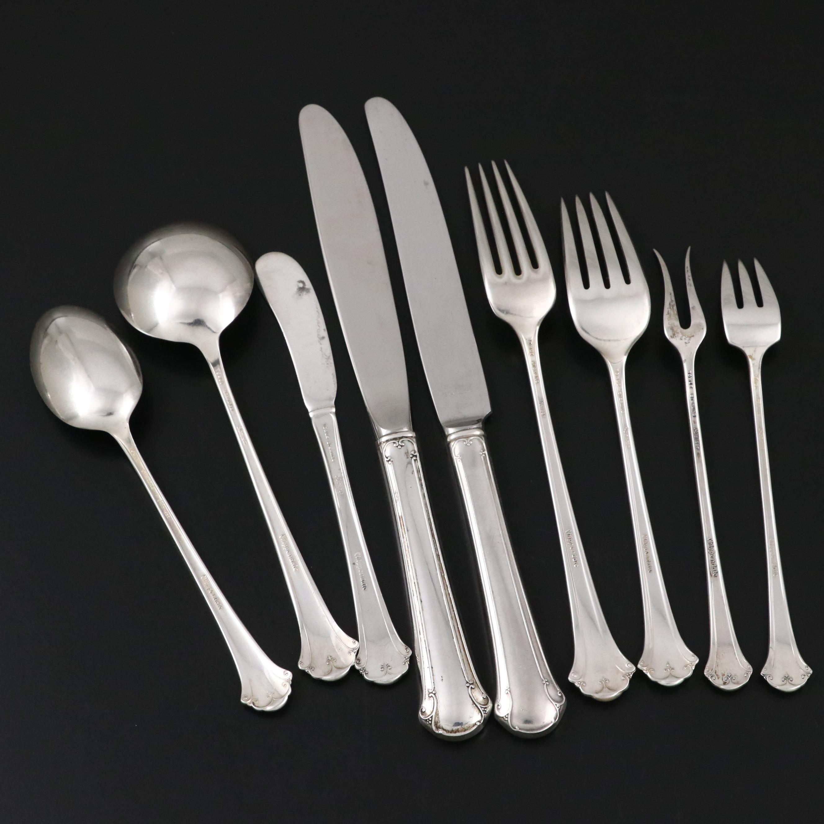 Towle "Chippendale" Sterling Silver Flatware with Storage Chest