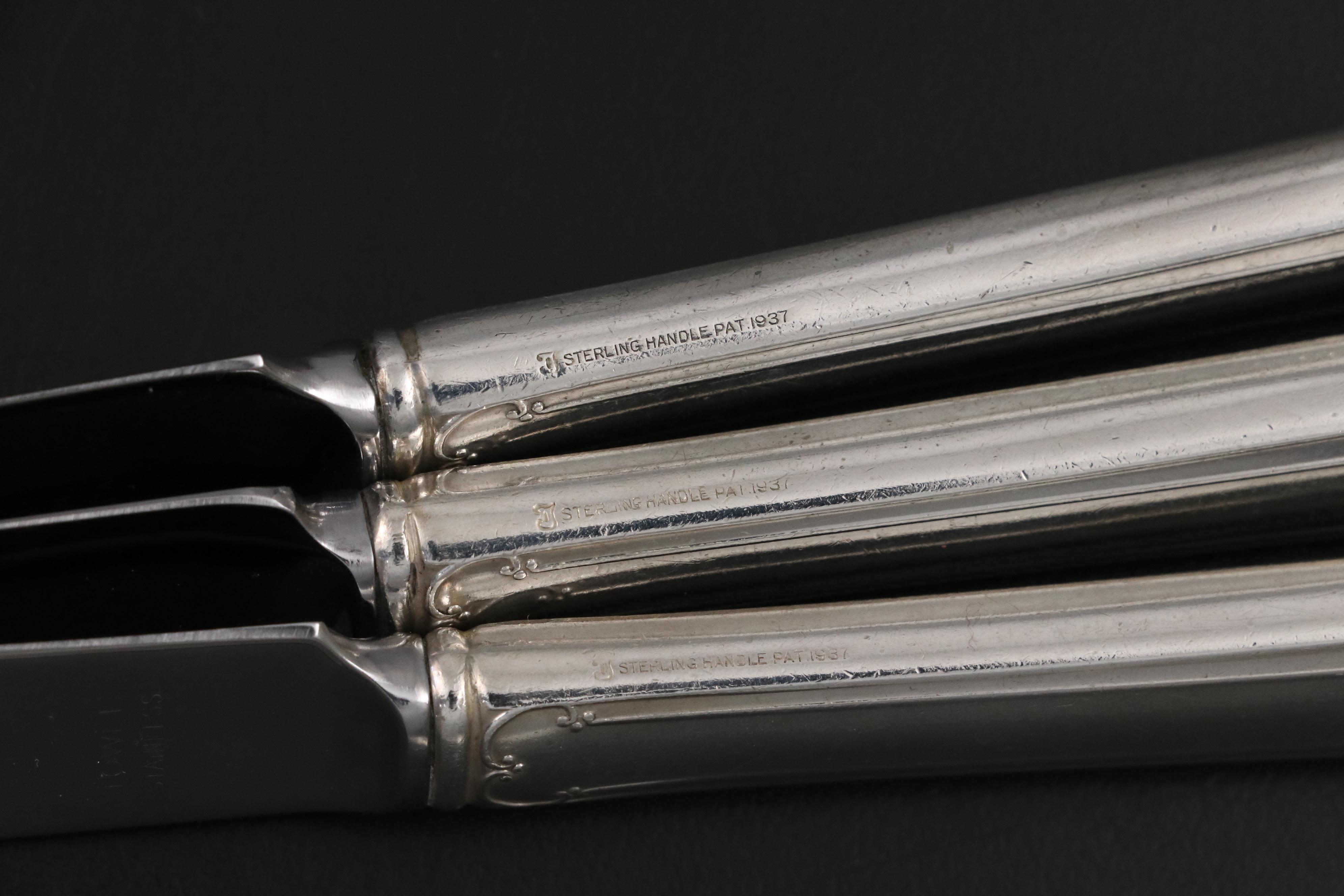 Towle "Chippendale" Sterling Silver Flatware with Storage Chest