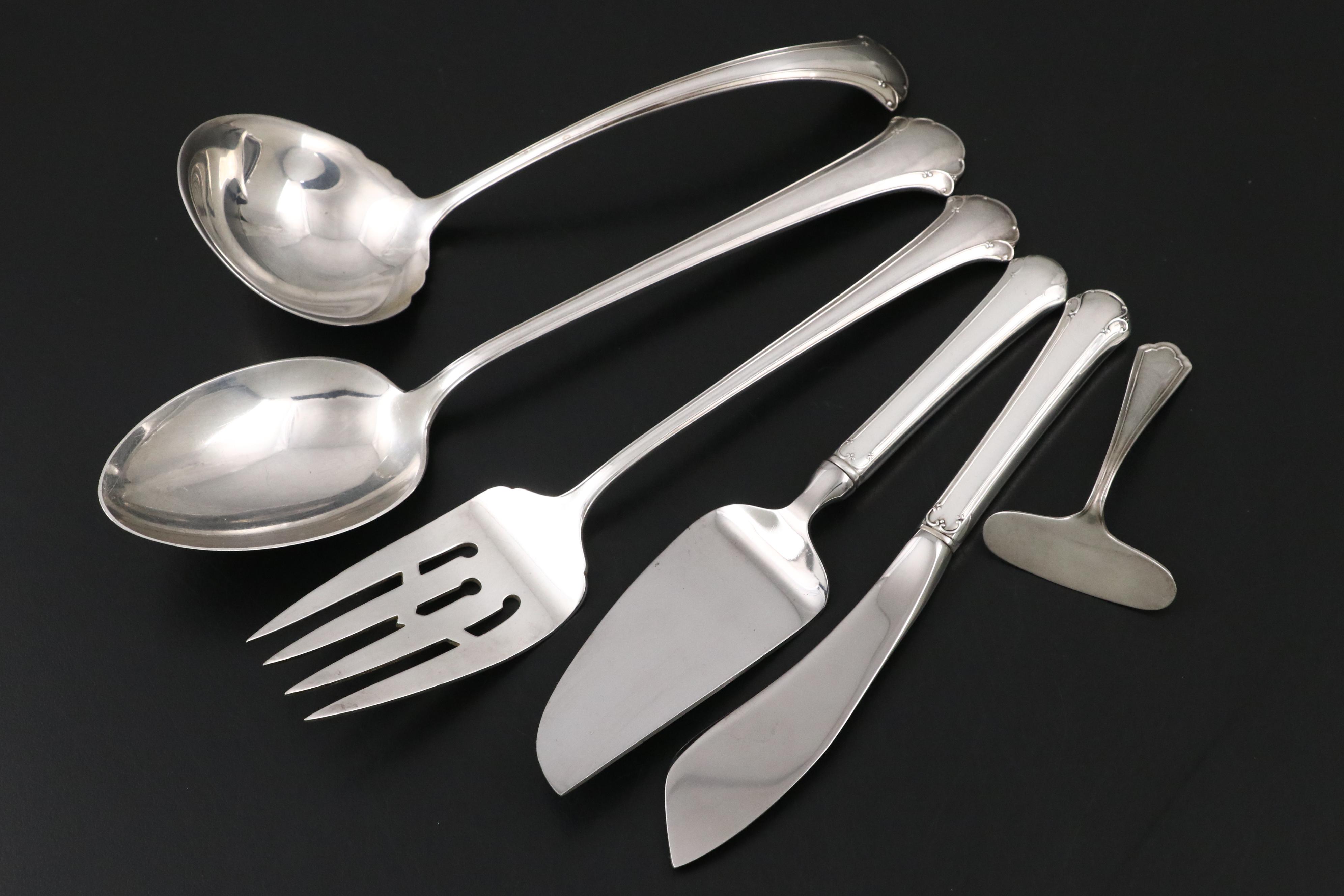 Towle "Chippendale" Sterling Silver Flatware with Storage Chest