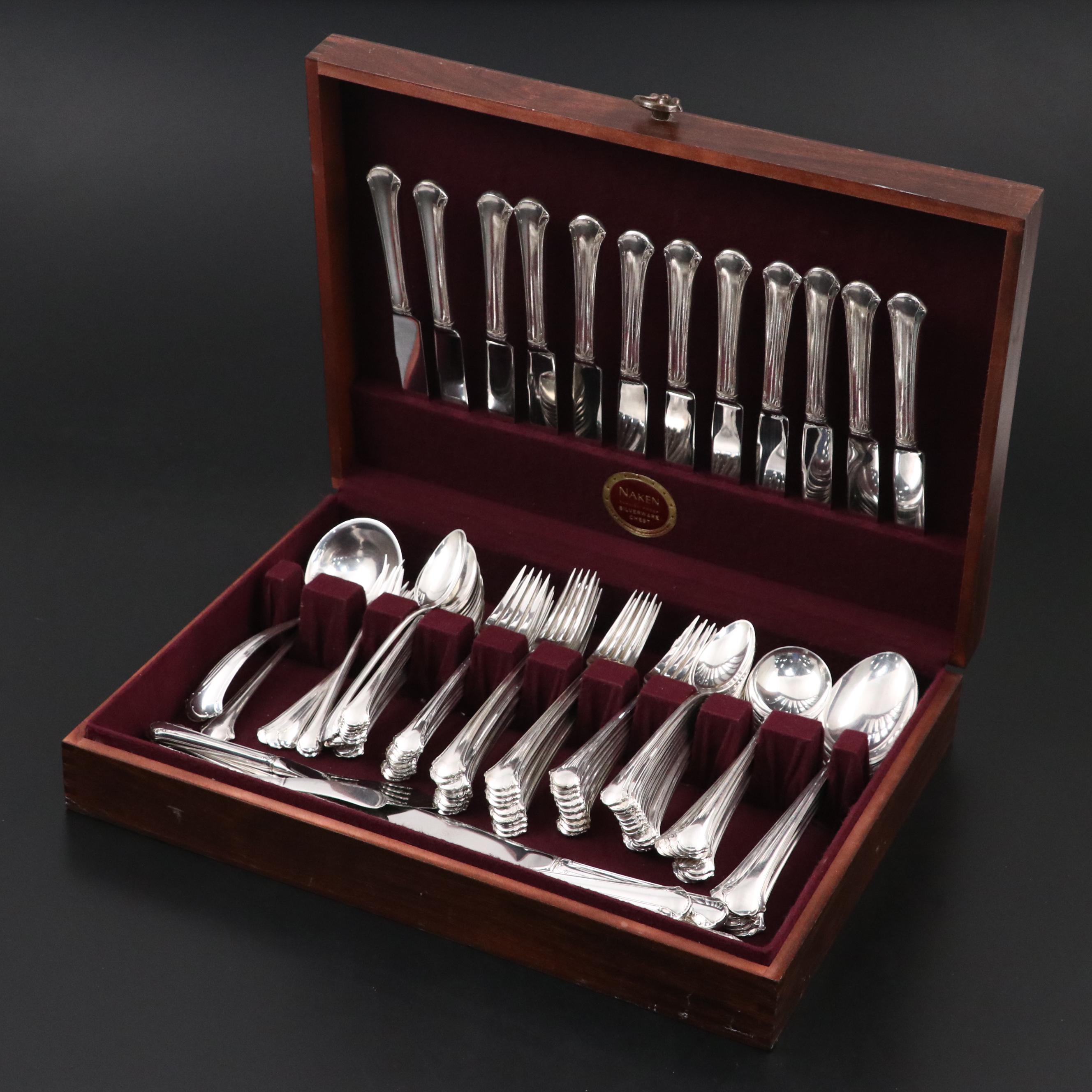 Towle "Chippendale" Sterling Silver Flatware with Storage Chest