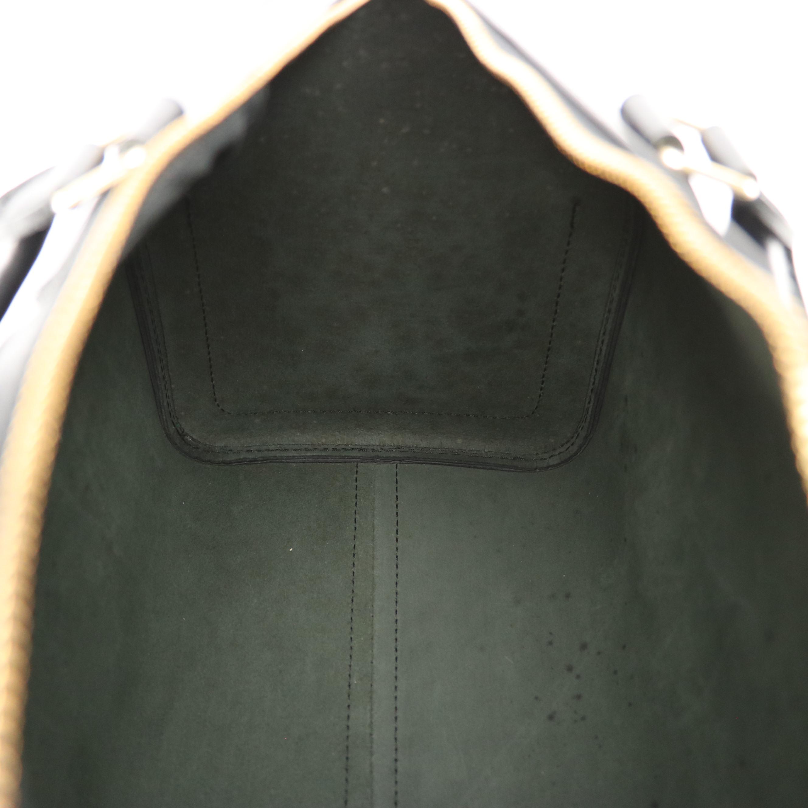 Louis Vuitton Speedy 35 in Black Epi/Smooth Leather