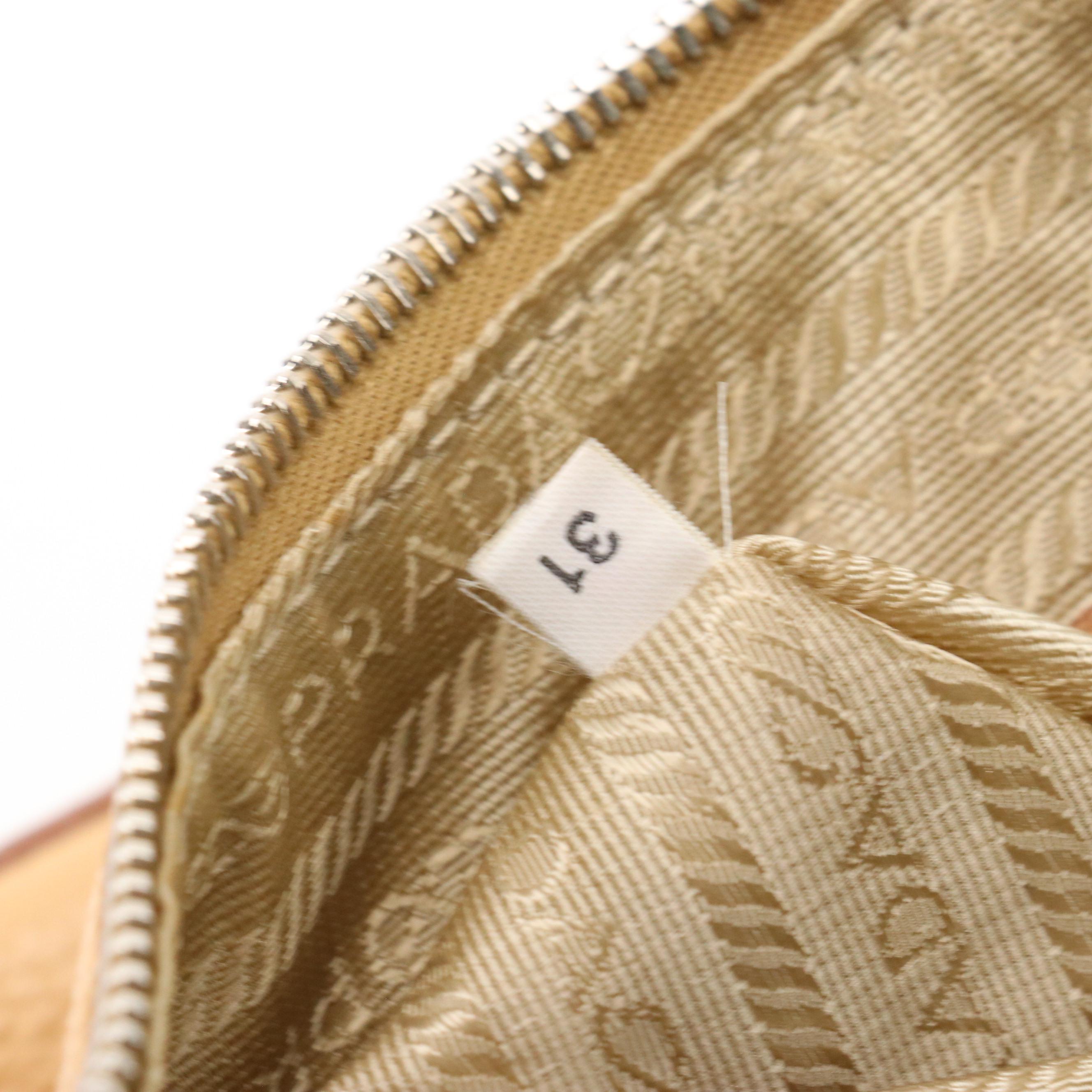 Prada Logo Crossbody Bag BT0531 in Sabbia Vitello Daino Leather