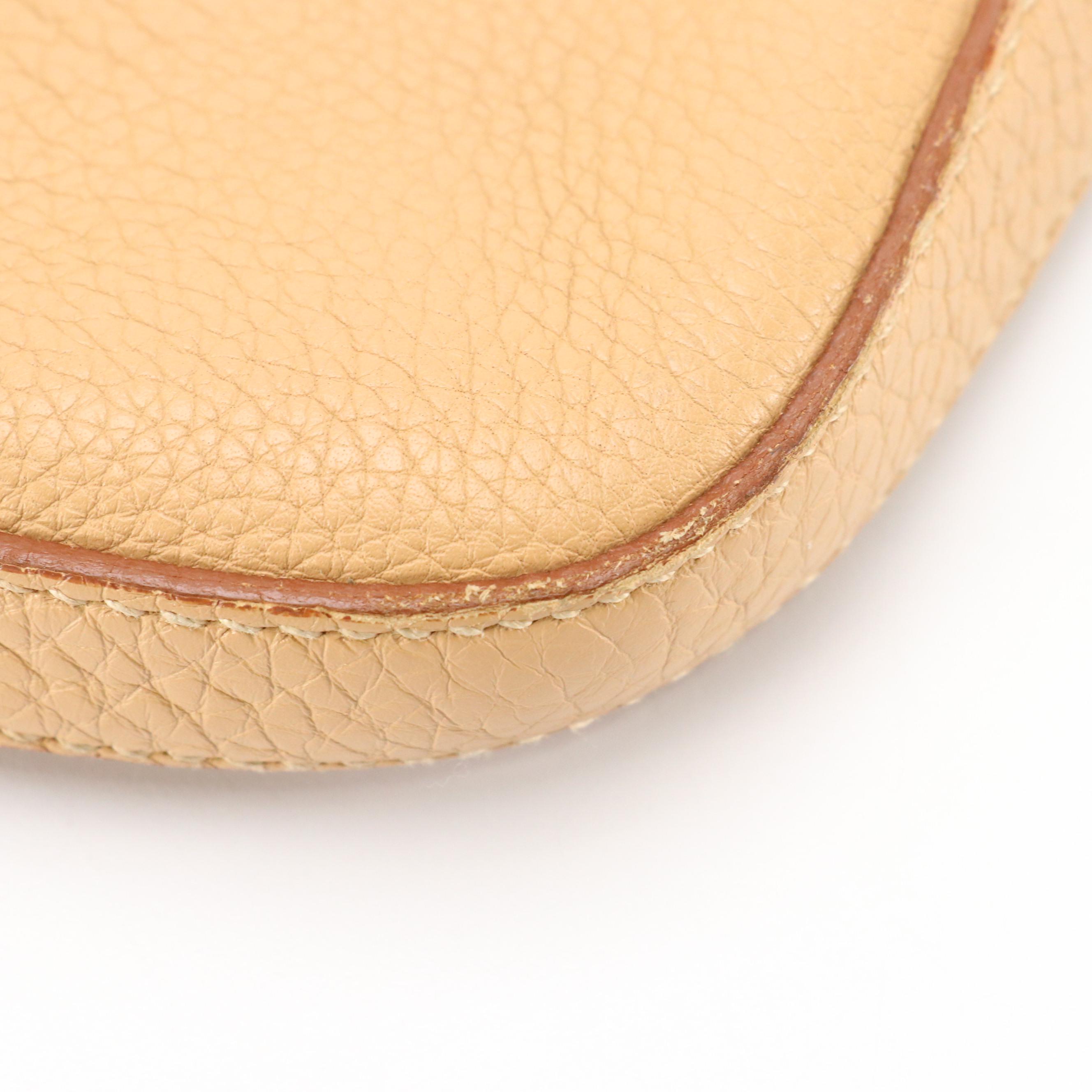 Prada Logo Crossbody Bag BT0531 in Sabbia Vitello Daino Leather