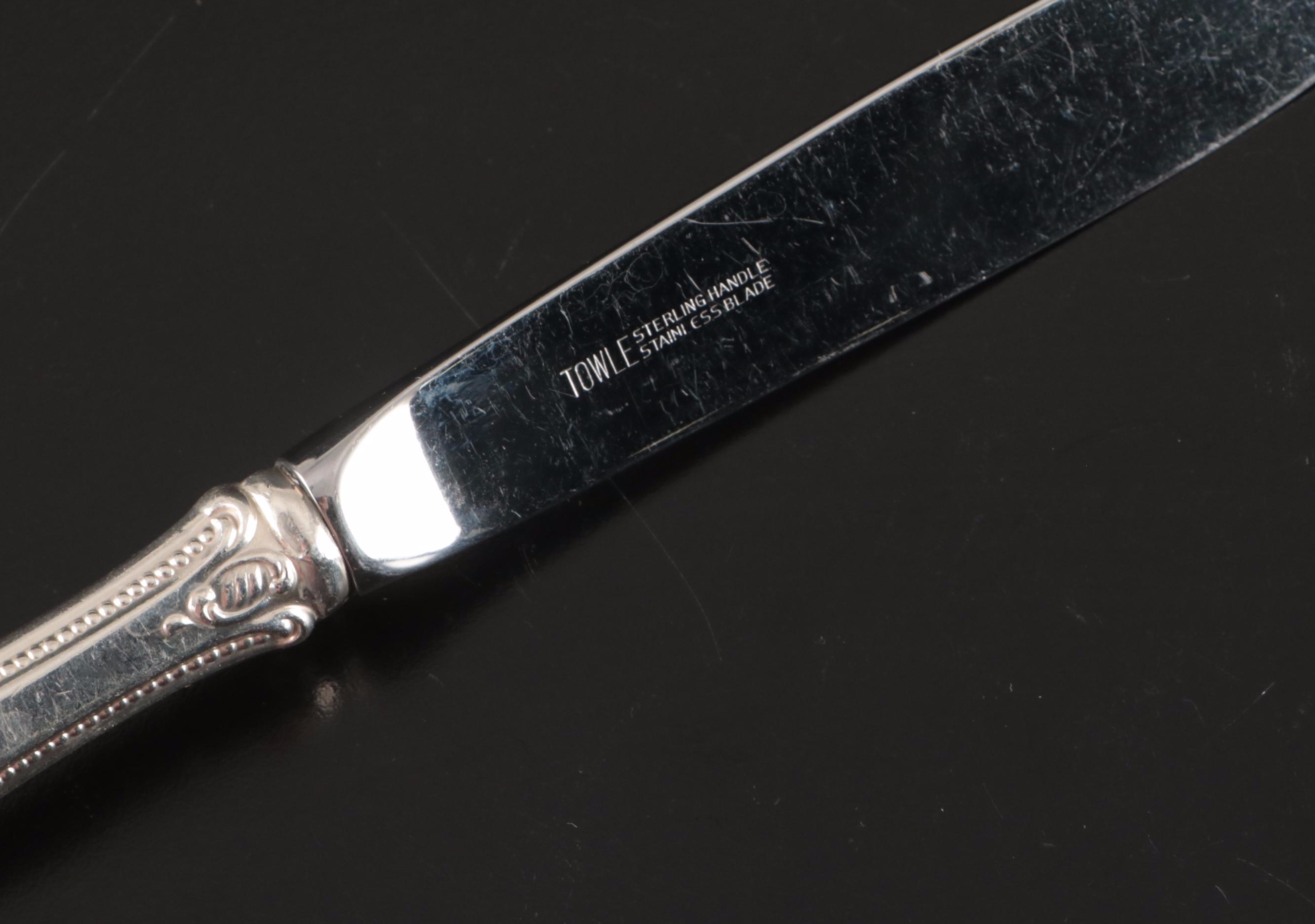 Towle "Old Colonial" Sterling Silver Handled Knives