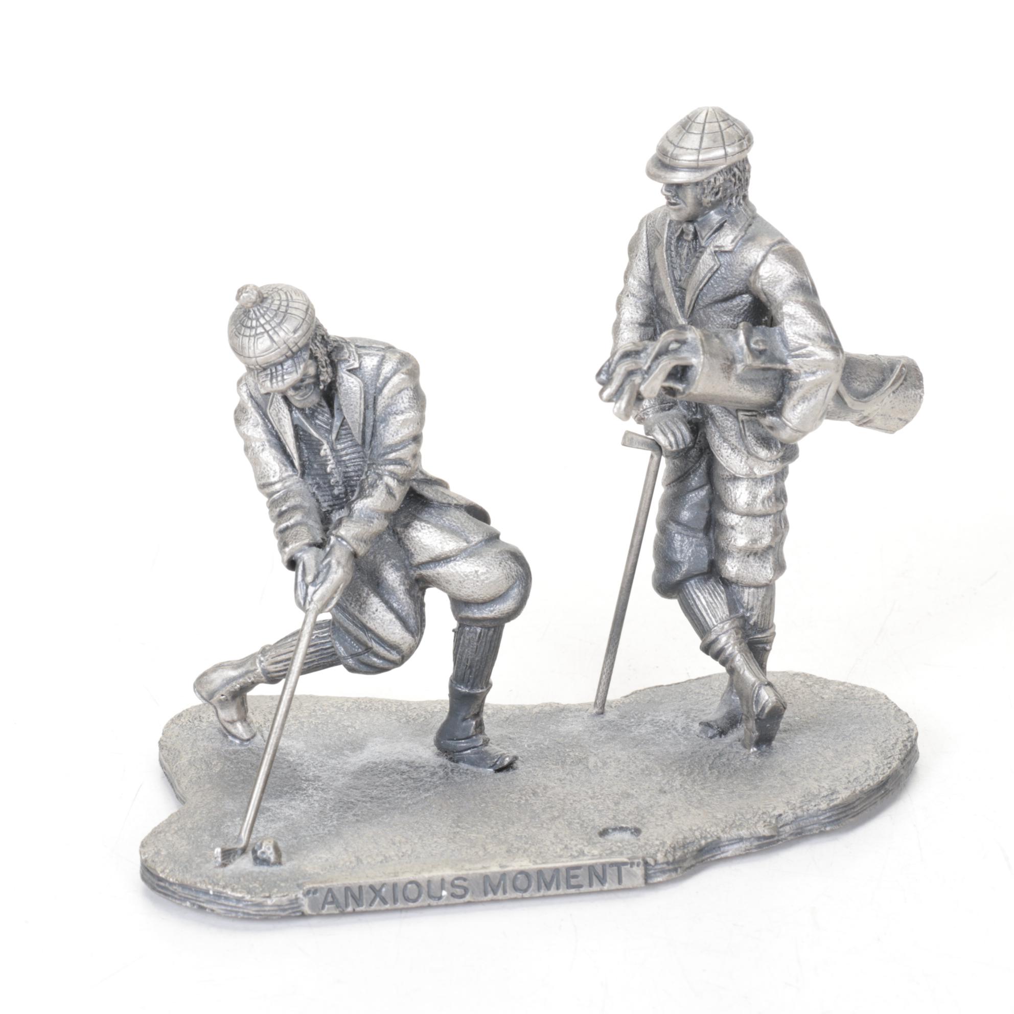 On-the-Links Collection "Anxious Moment" Pewter Figurine
