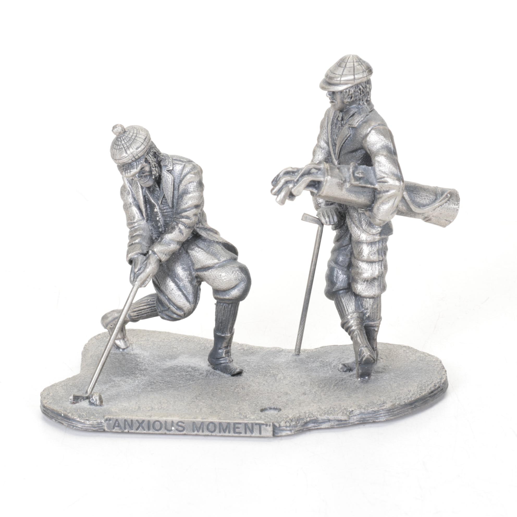 On-the-Links Collection "Anxious Moment" Pewter Figurine