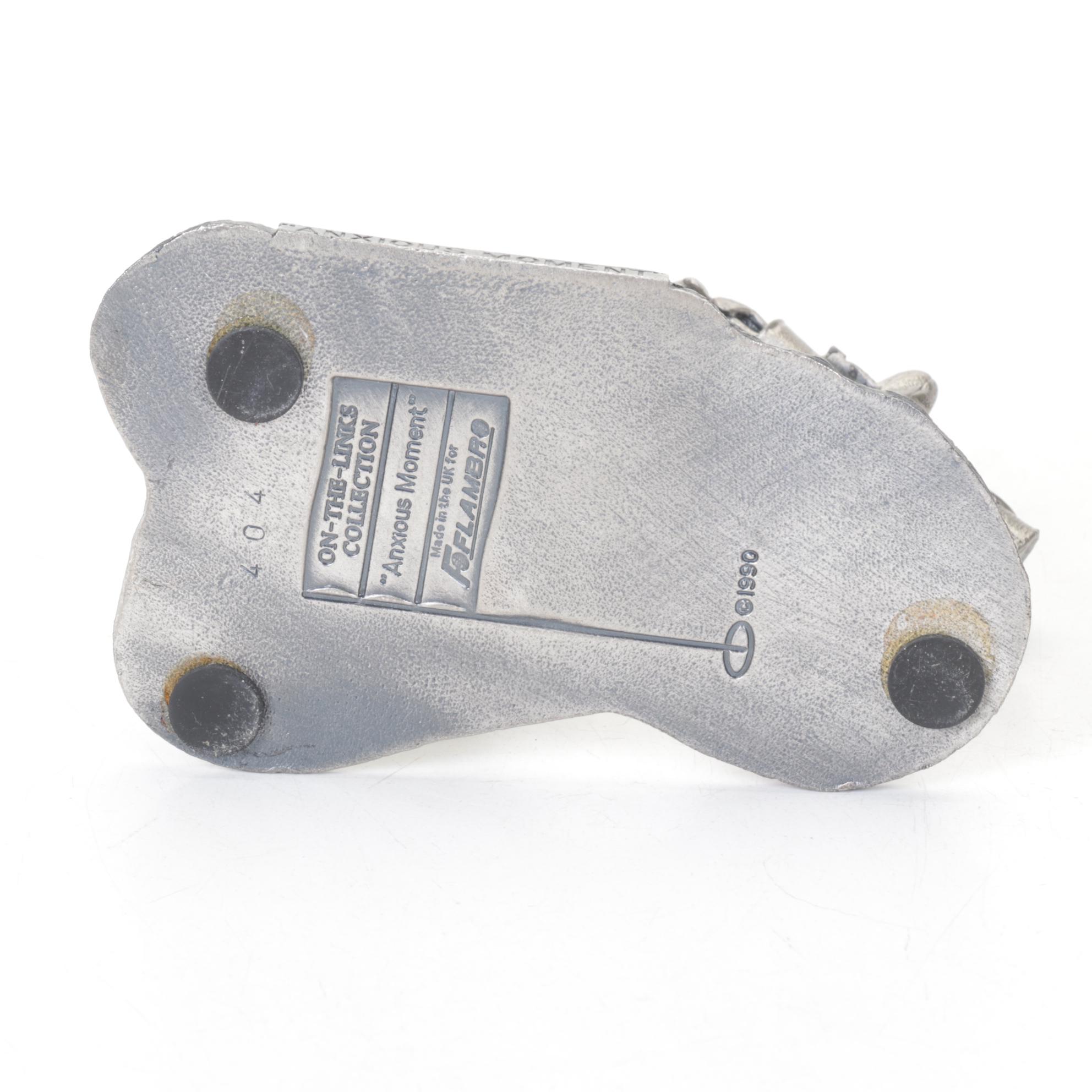 On-the-Links Collection "Anxious Moment" Pewter Figurine