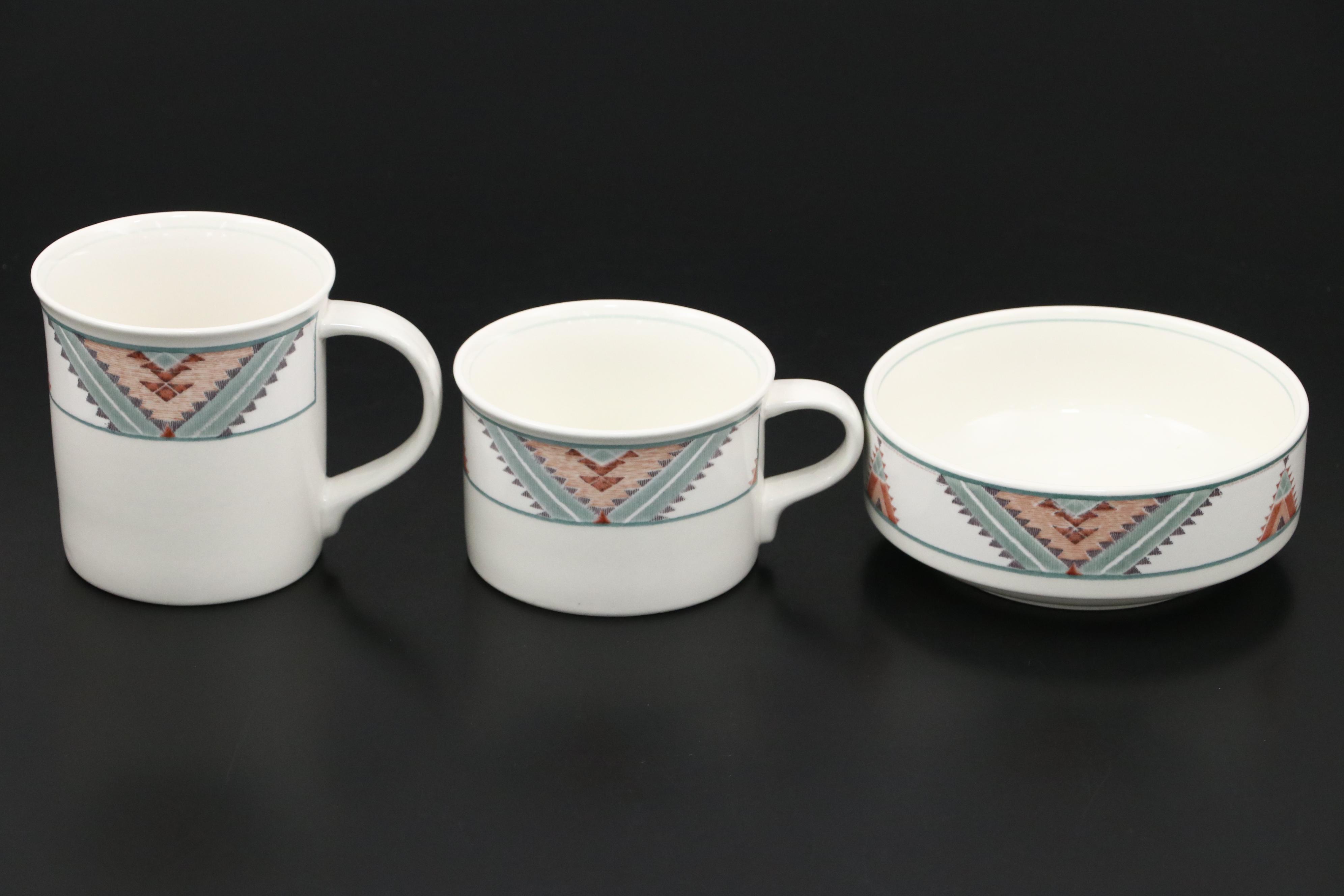 Mikasa "Santa Fe" Ceramic Dinnerware, Late 20th Century
