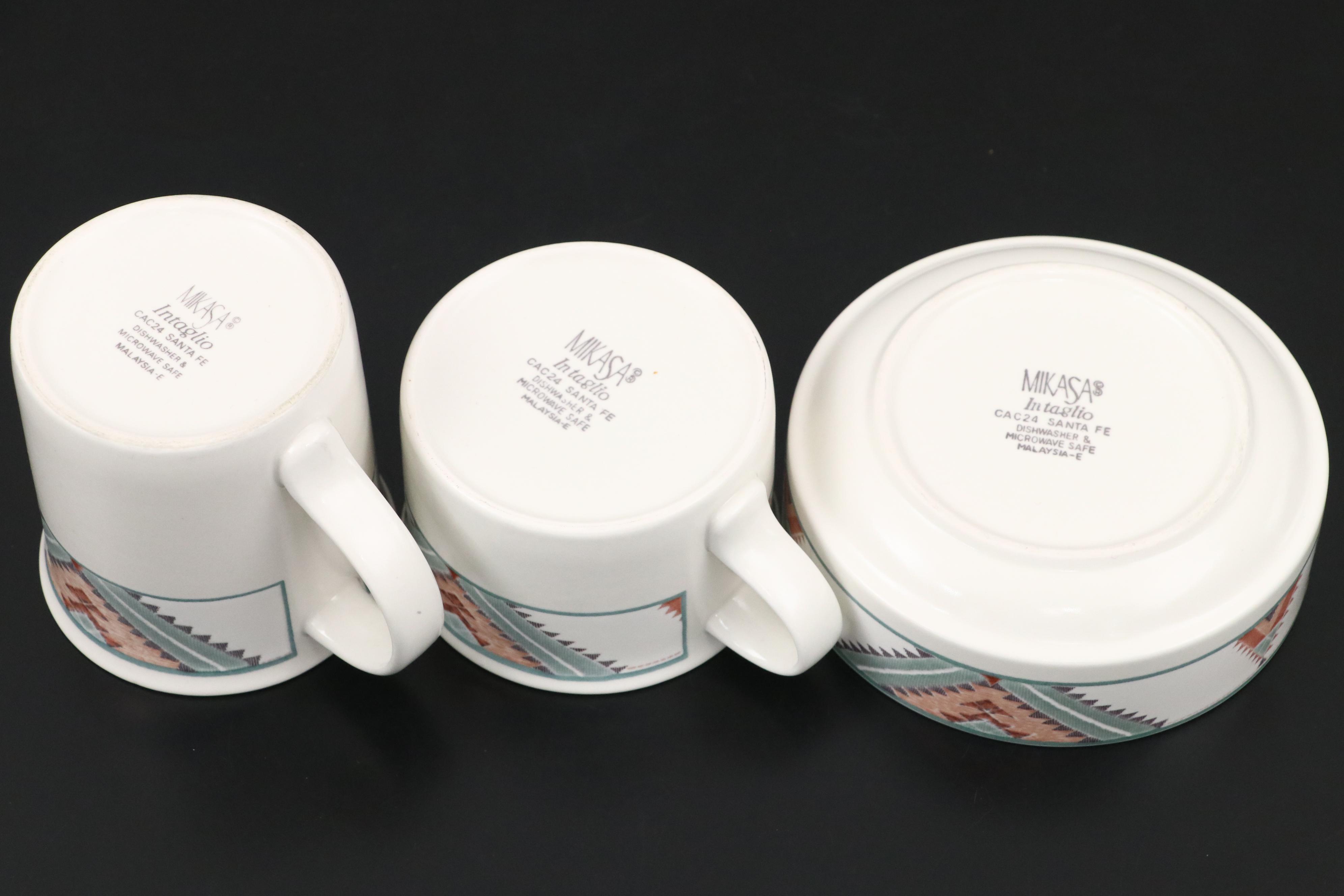 Mikasa "Santa Fe" Ceramic Dinnerware, Late 20th Century