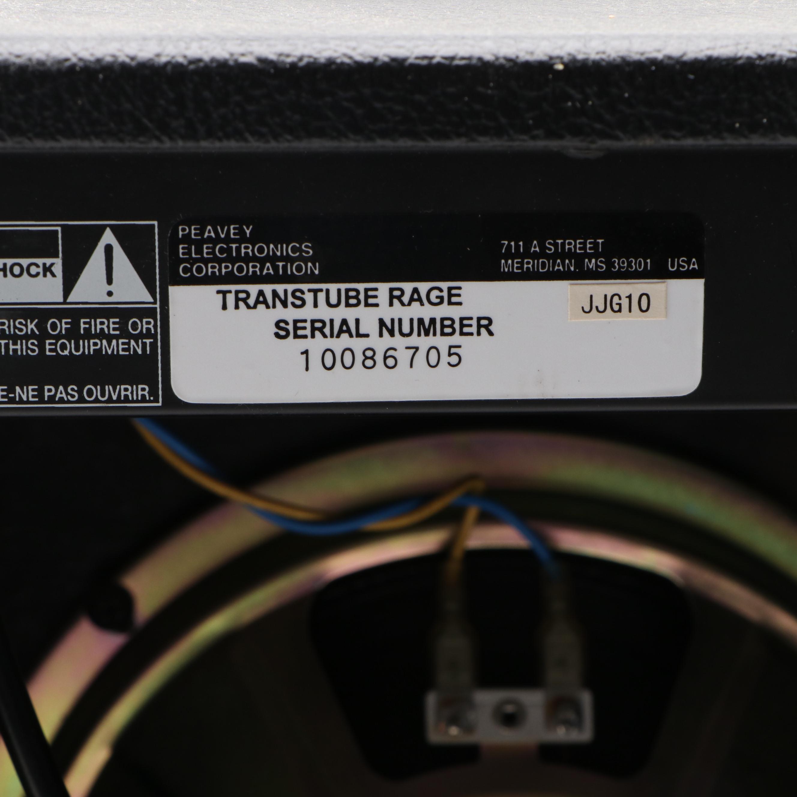 Peavey Rage 158 TransTube Guitar Amp with A Comm Pilot Headphones and More