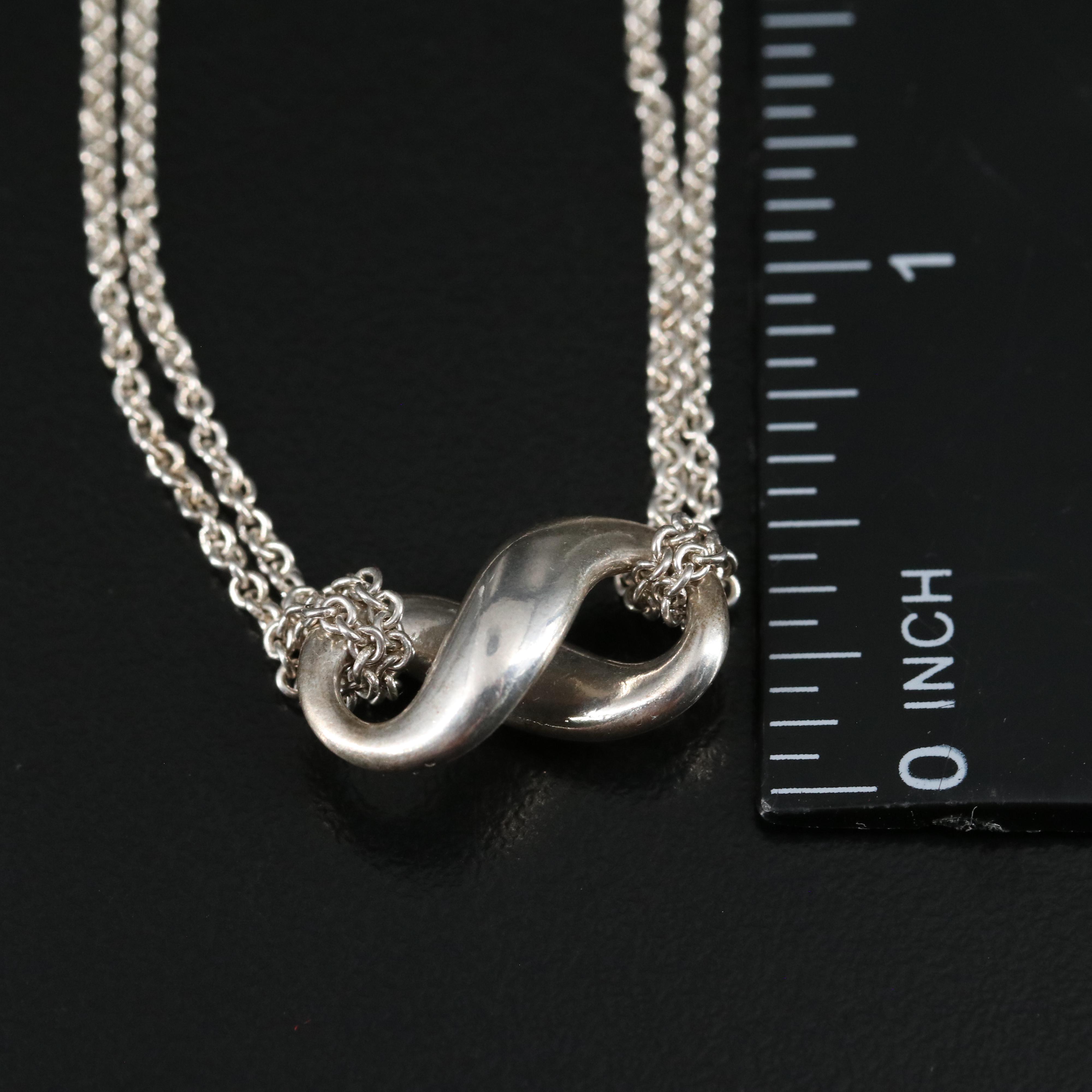 Tiffany & Co. Infinity Sterling Necklace