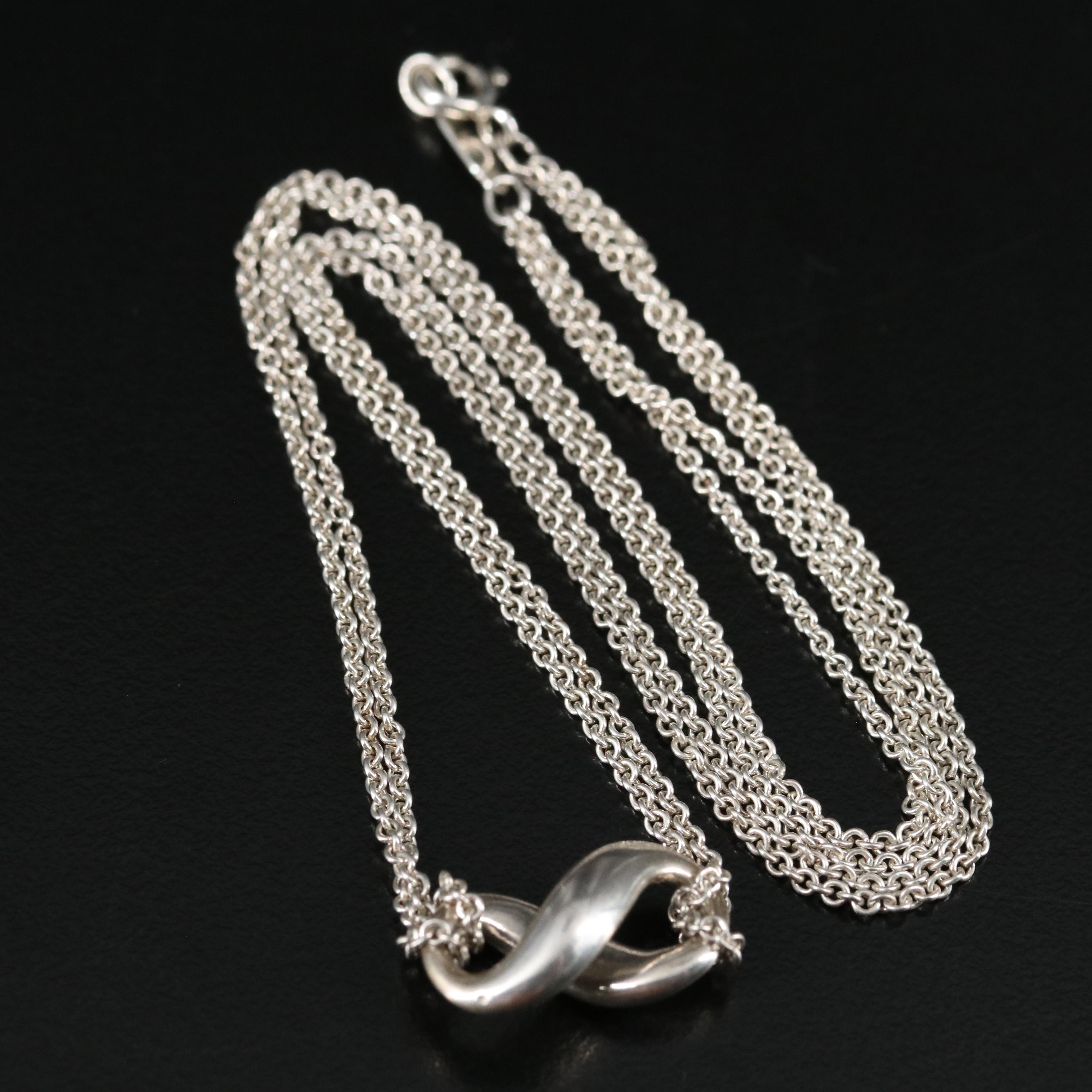 Tiffany & Co. Infinity Sterling Necklace