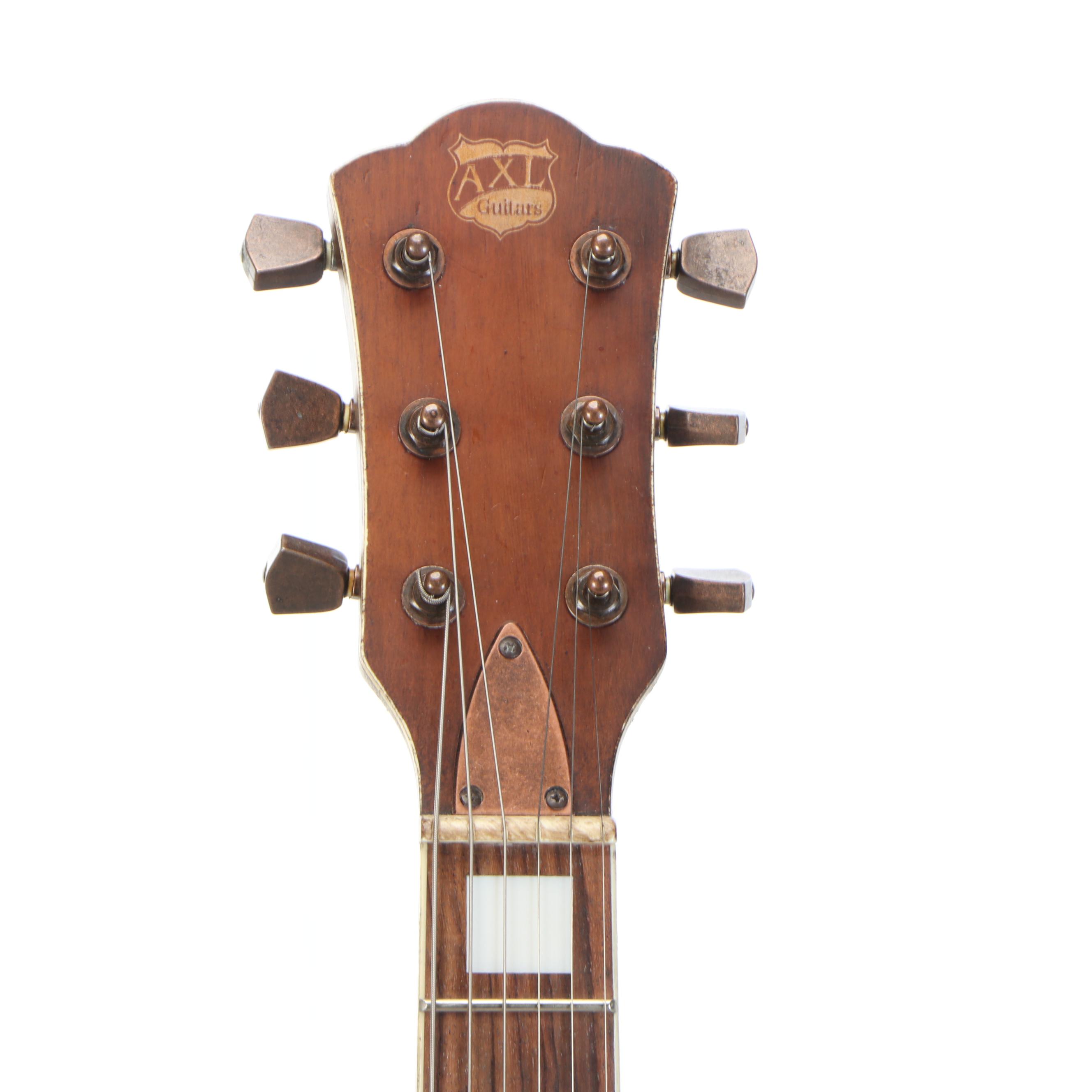 AXL Guitars Badwater Antique Brown with Copper Accents Electric Guitar
