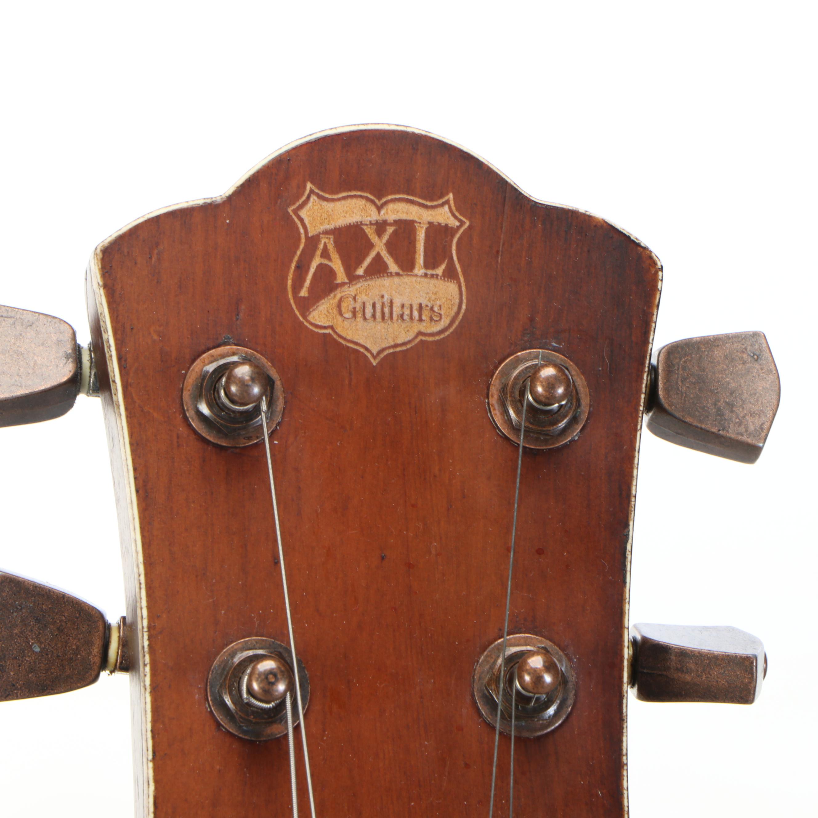 AXL Guitars Badwater Antique Brown with Copper Accents Electric Guitar