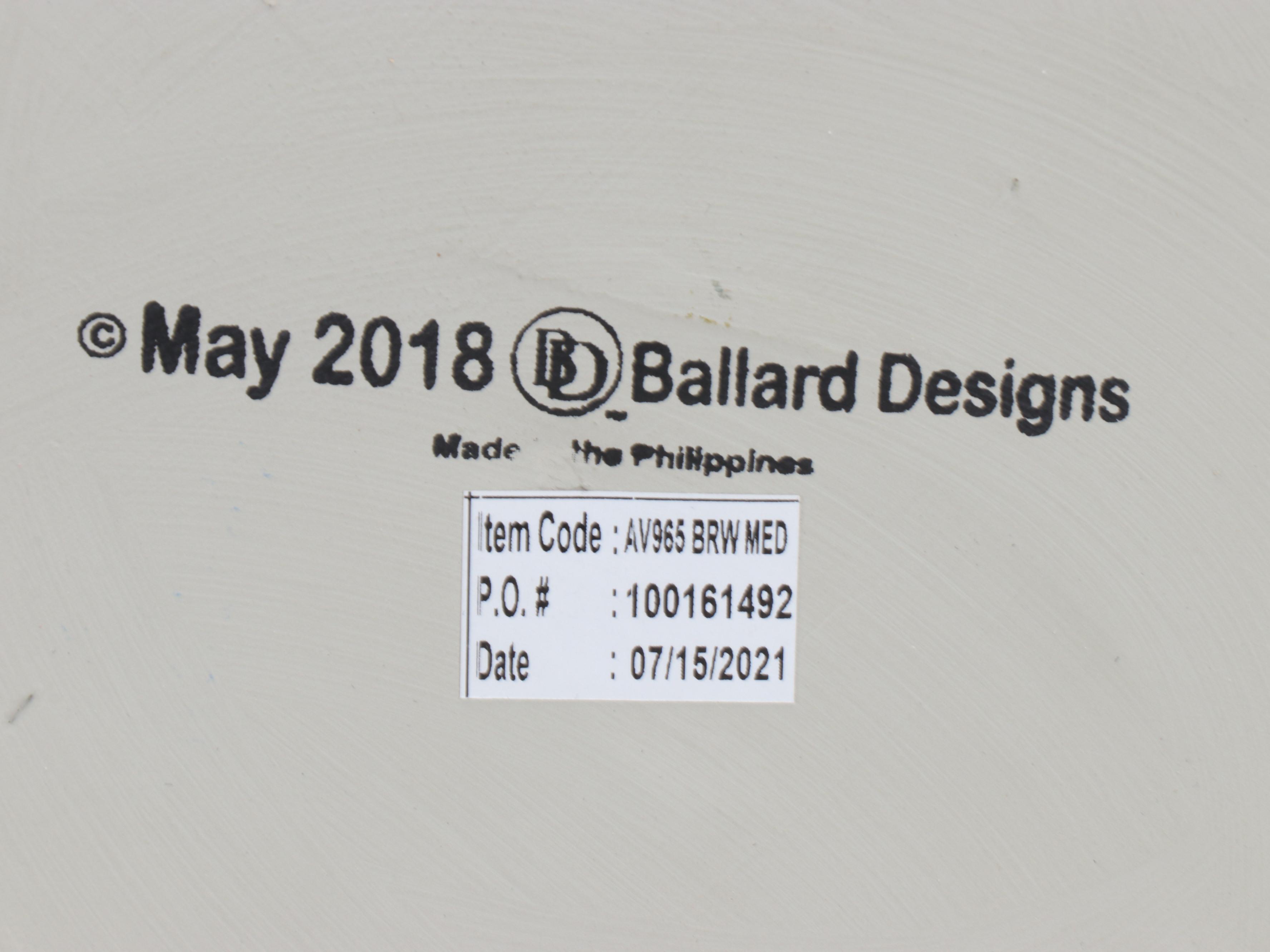 Ballard Designs Ceramic Planter