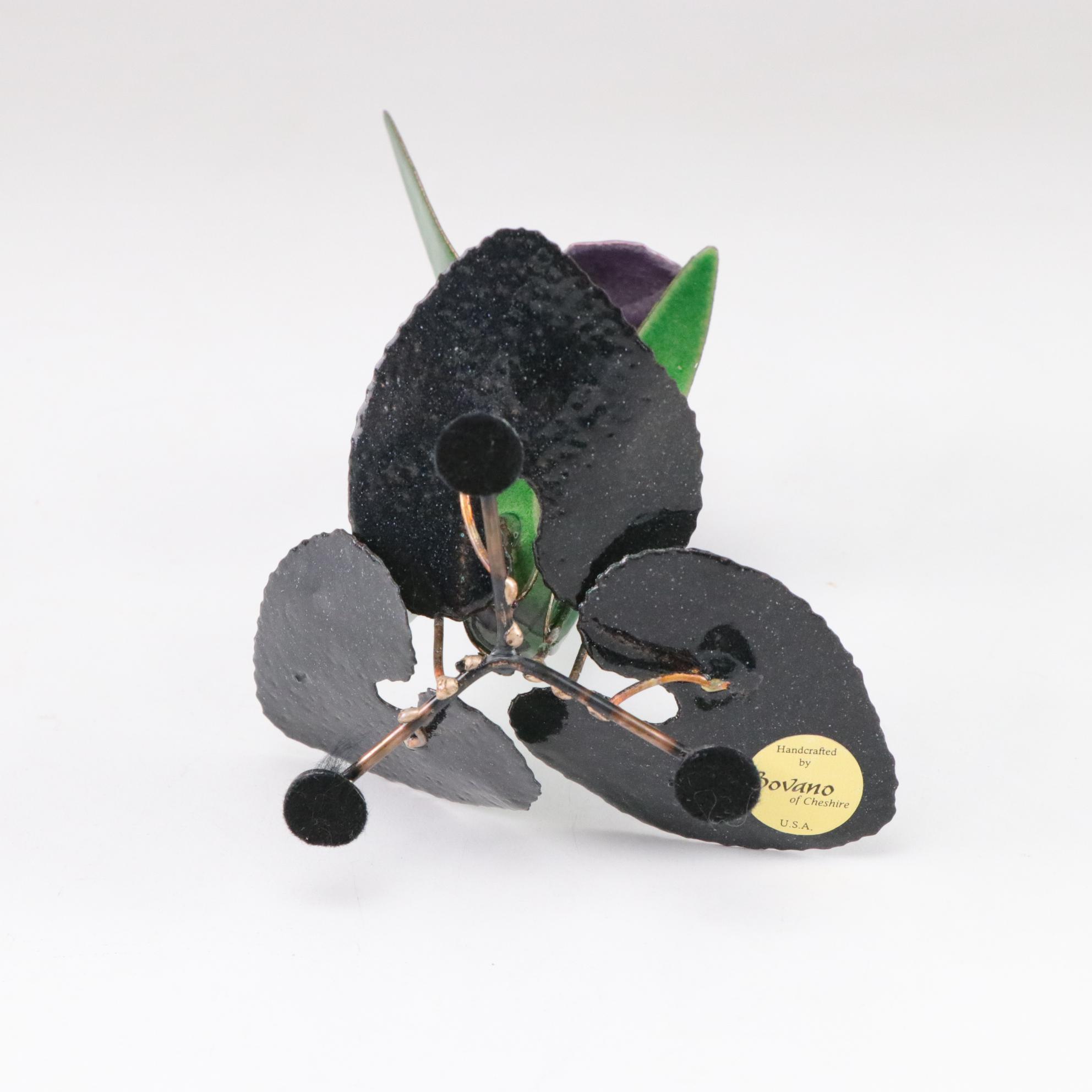 Bovano Enameled Iris Figurine, Carlton Ware Morning Glory Gravy Boat, and More