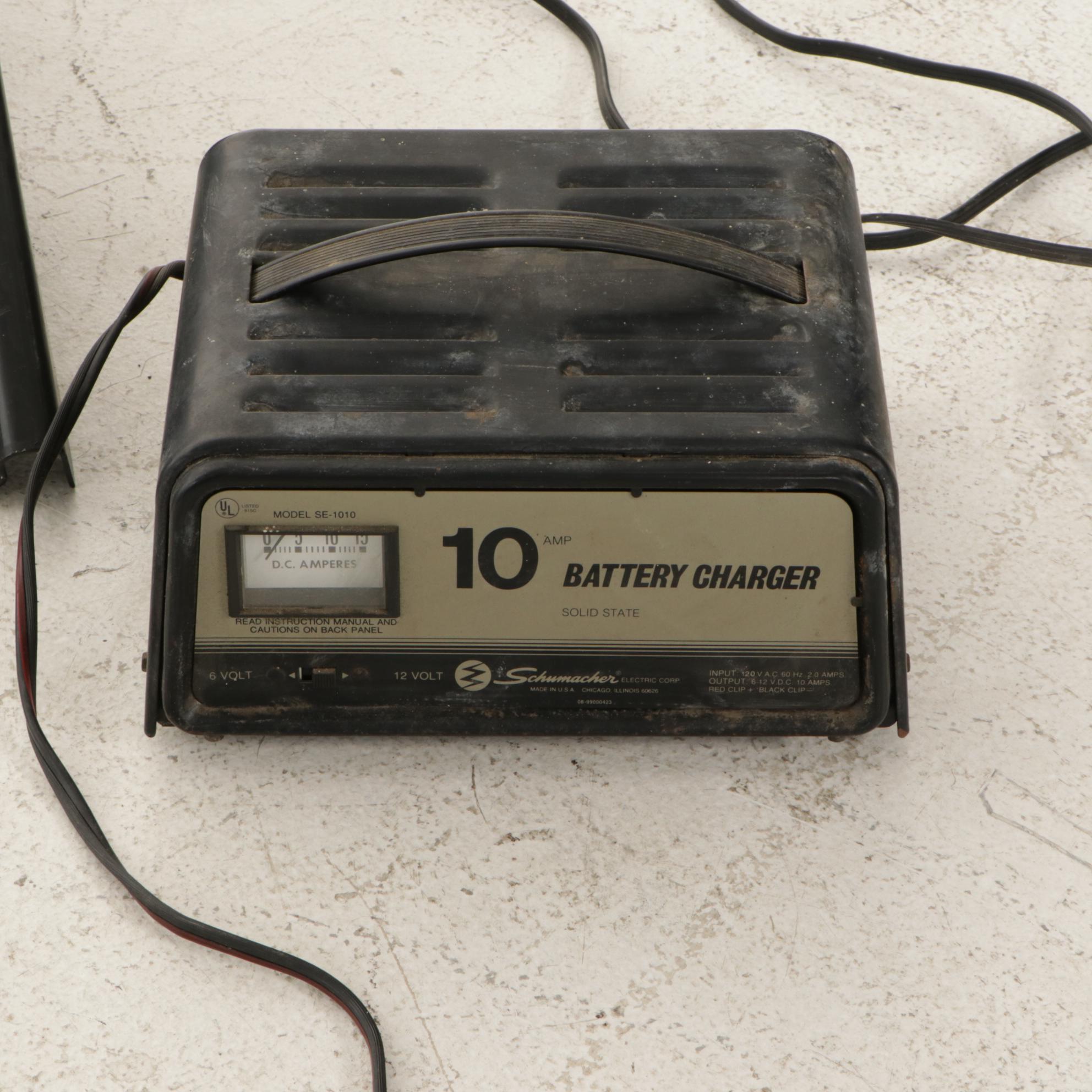 Bear-Claw Auto Ramp, Floor Jack, and Car Battery Charger