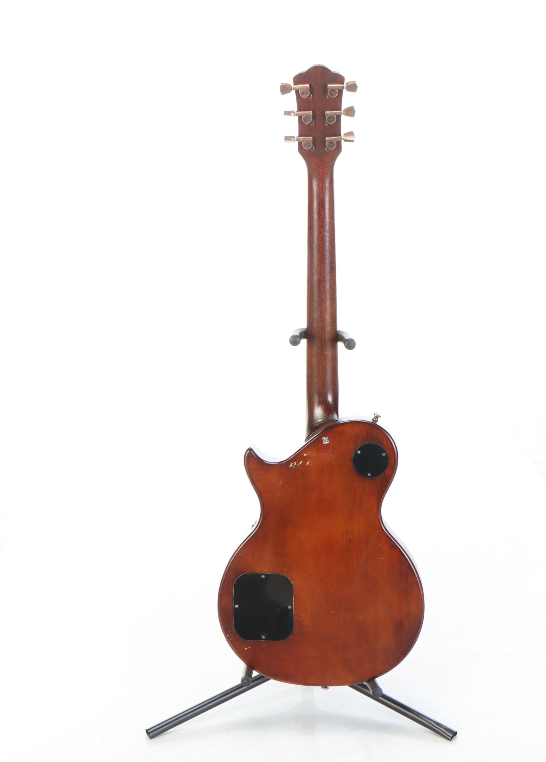 AXL Guitars Badwater Antique Brown with Copper Accents Electric Guitar