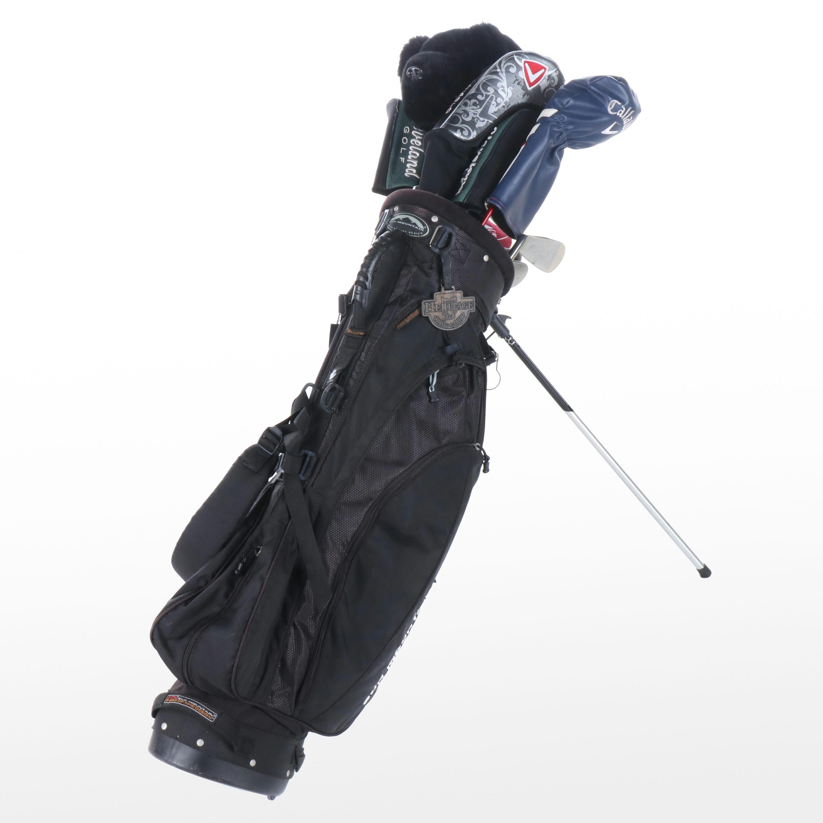Ping, Callaway, Fujikura, and More Golf Clubs in Sun Mountain Golf Bag
