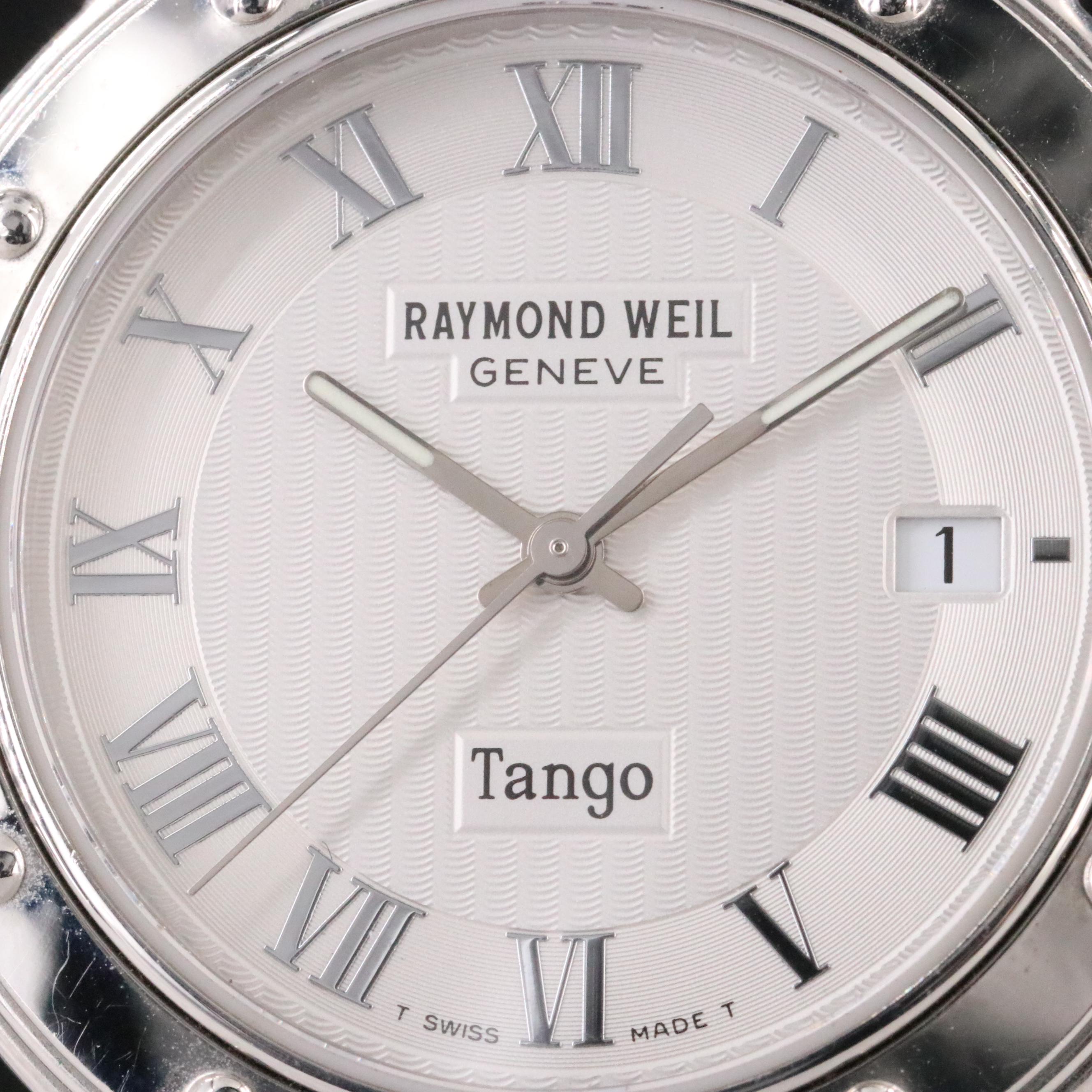 Raymond Weil Tango 5560 Silver 36mm Steel Quartz Watch