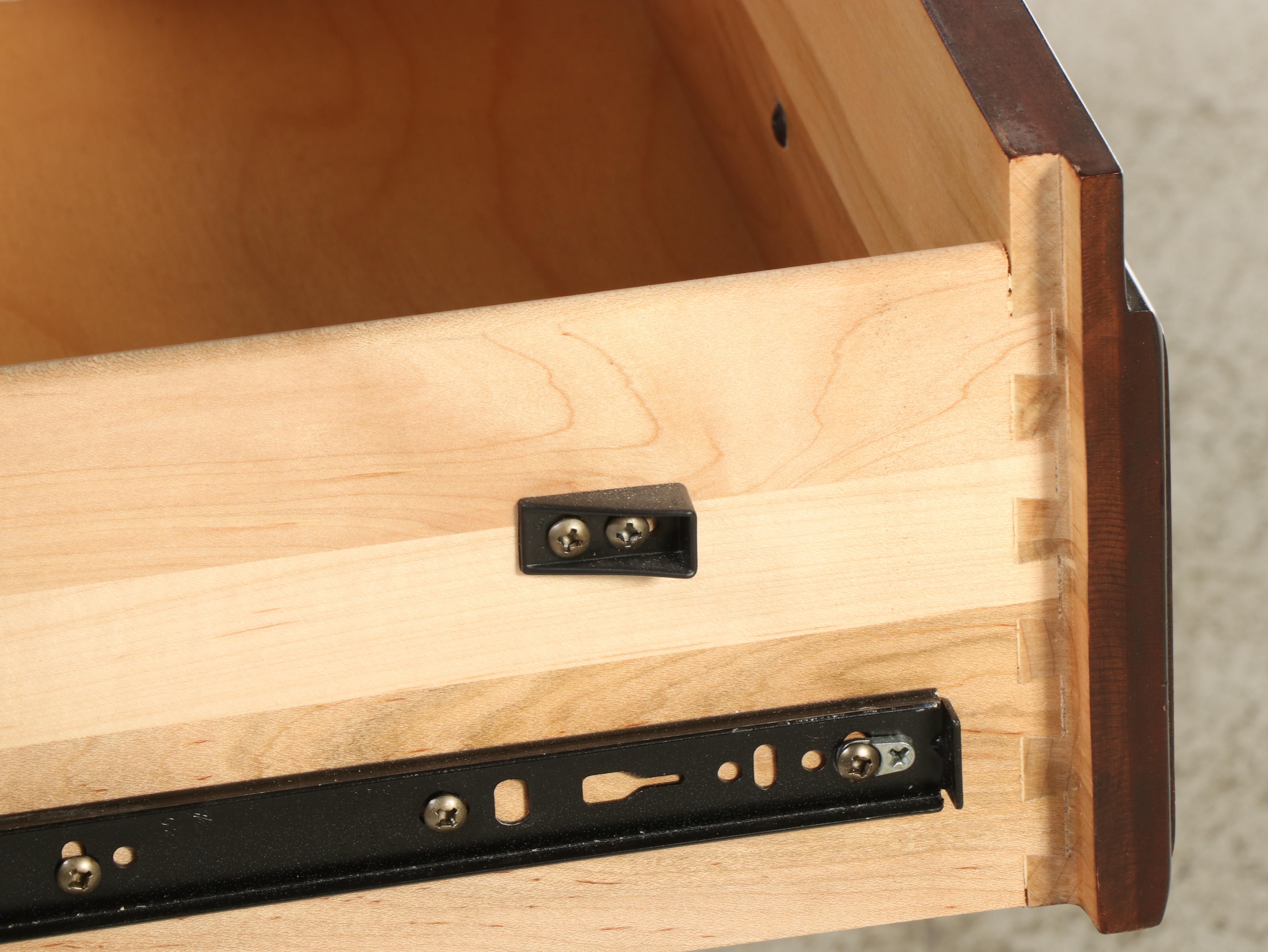 Ethan Allen "British Classics" Leather Top Mahogany Executive Desk