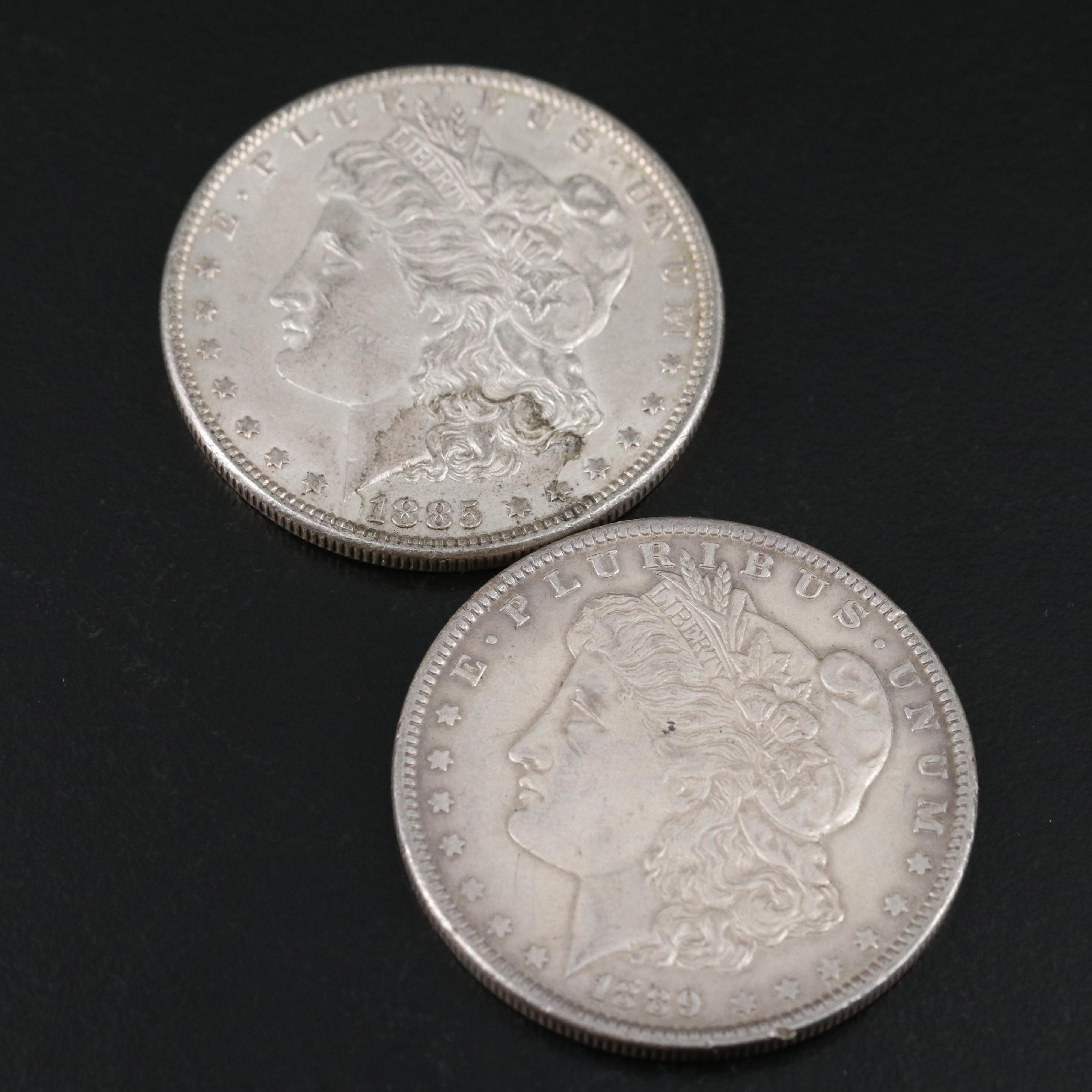 Fifteen Morgan Silver Dollars Including an 1897-O