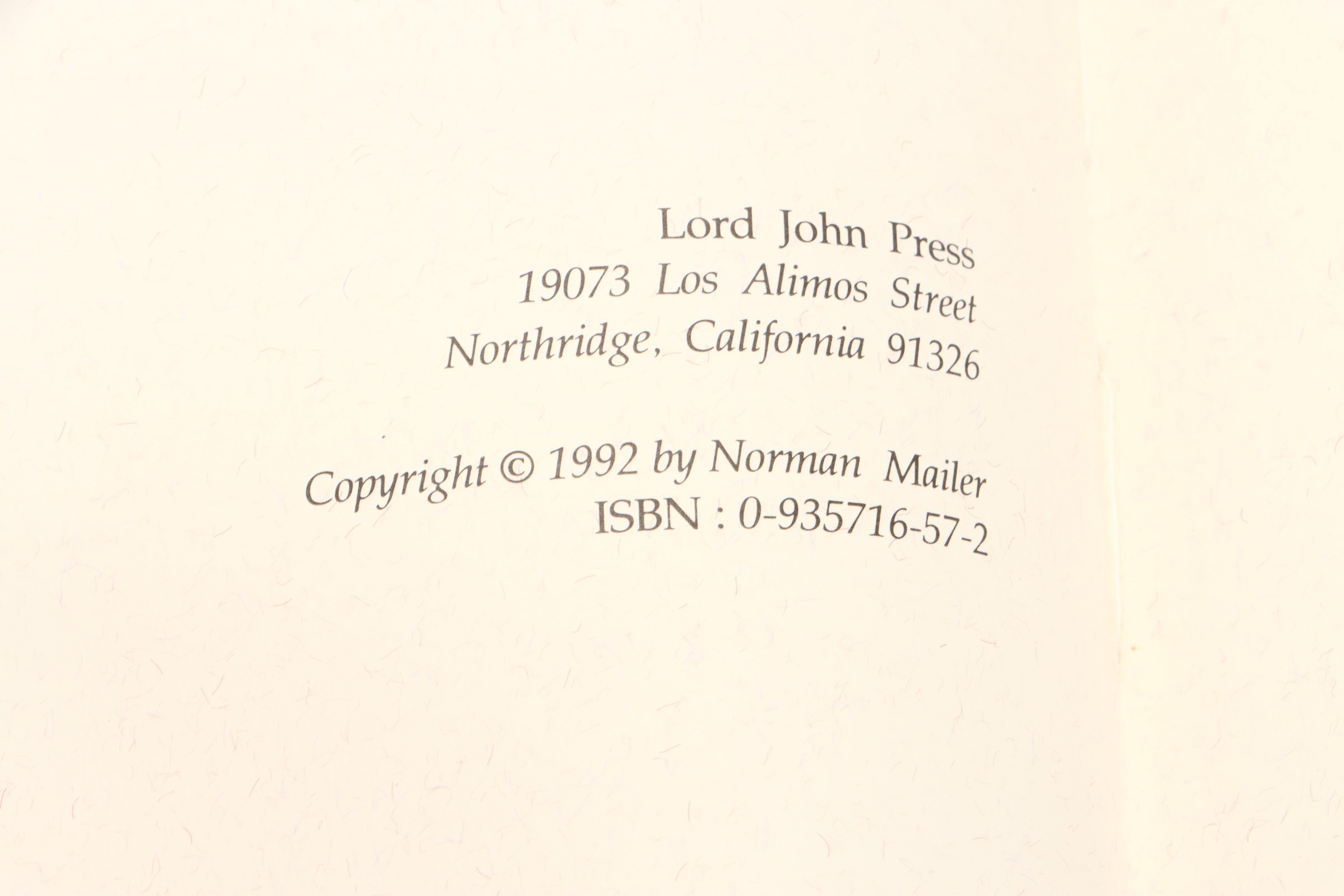 Signed "How the Wimp Won the War" and More by Norman Mailer