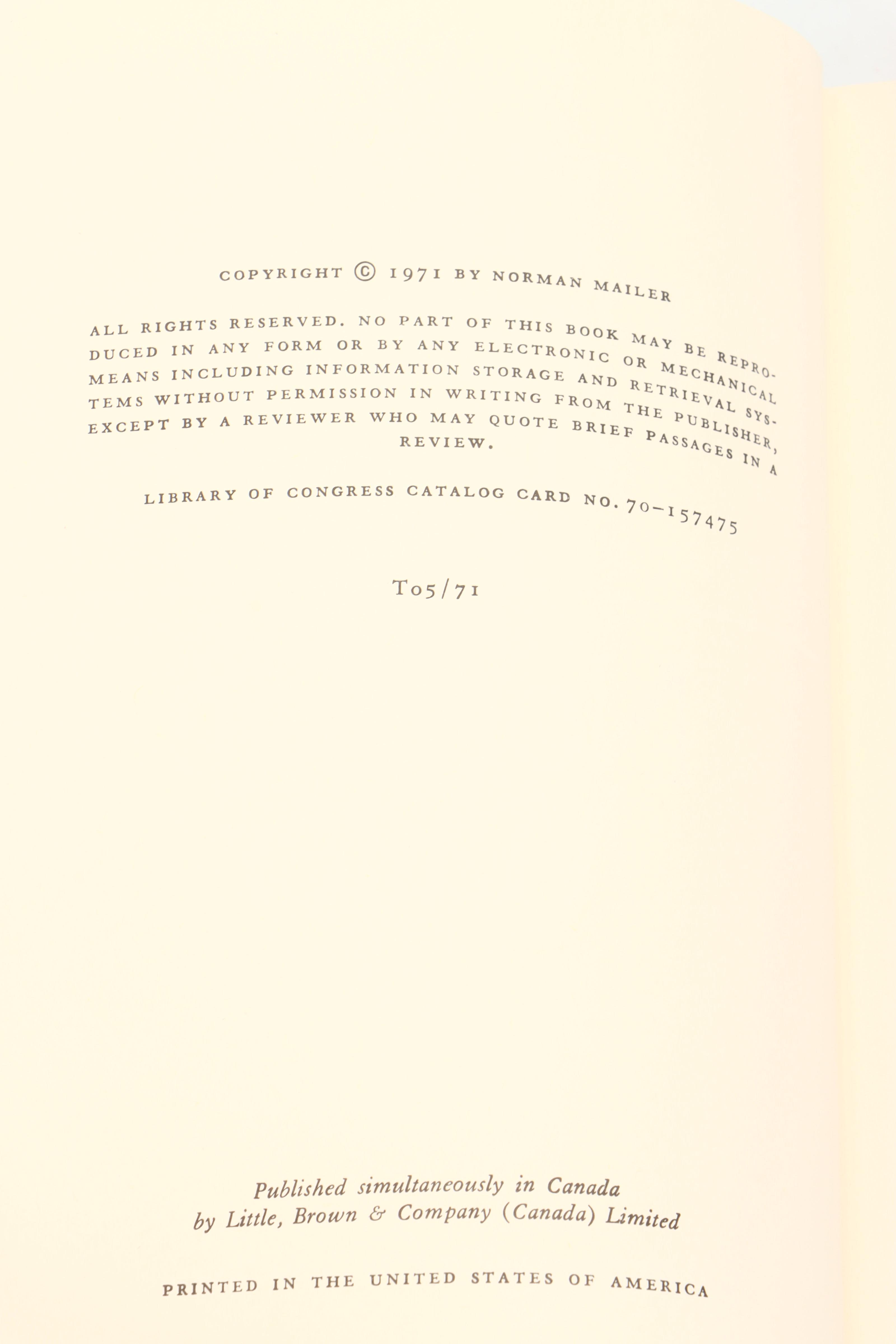 Signed "How the Wimp Won the War" and More by Norman Mailer