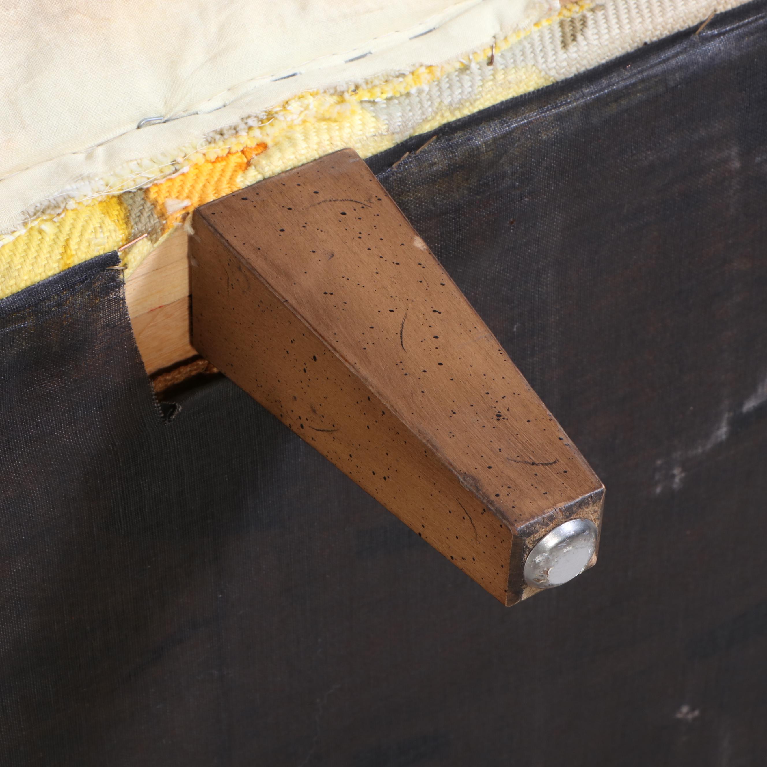 Heritage Mid Century Modern Style Upholstered Sofa, Mid to Late 20th Century