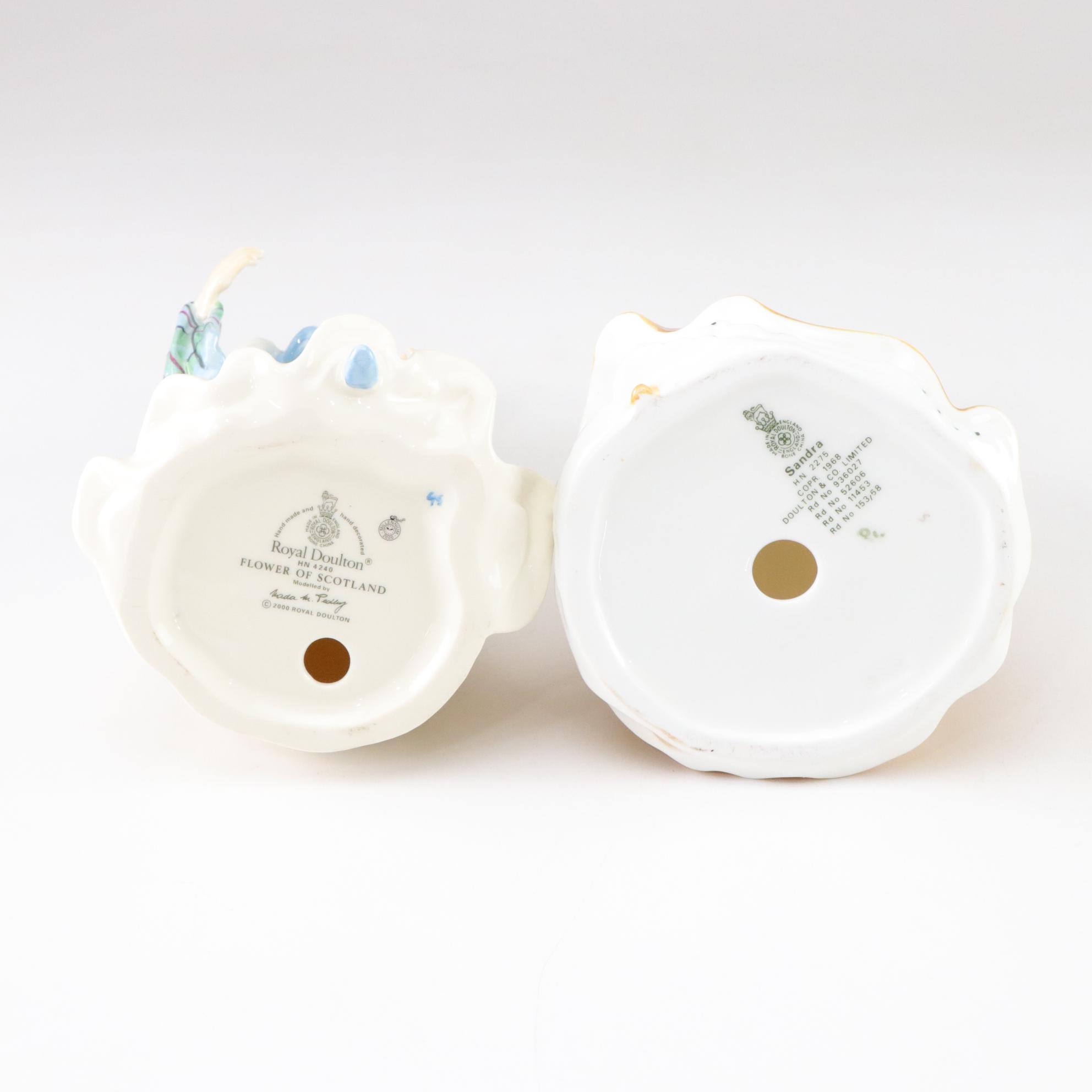 Royal Doulton "Sandra" with "Flower of Scotland", "Fleur and "Alexandra"