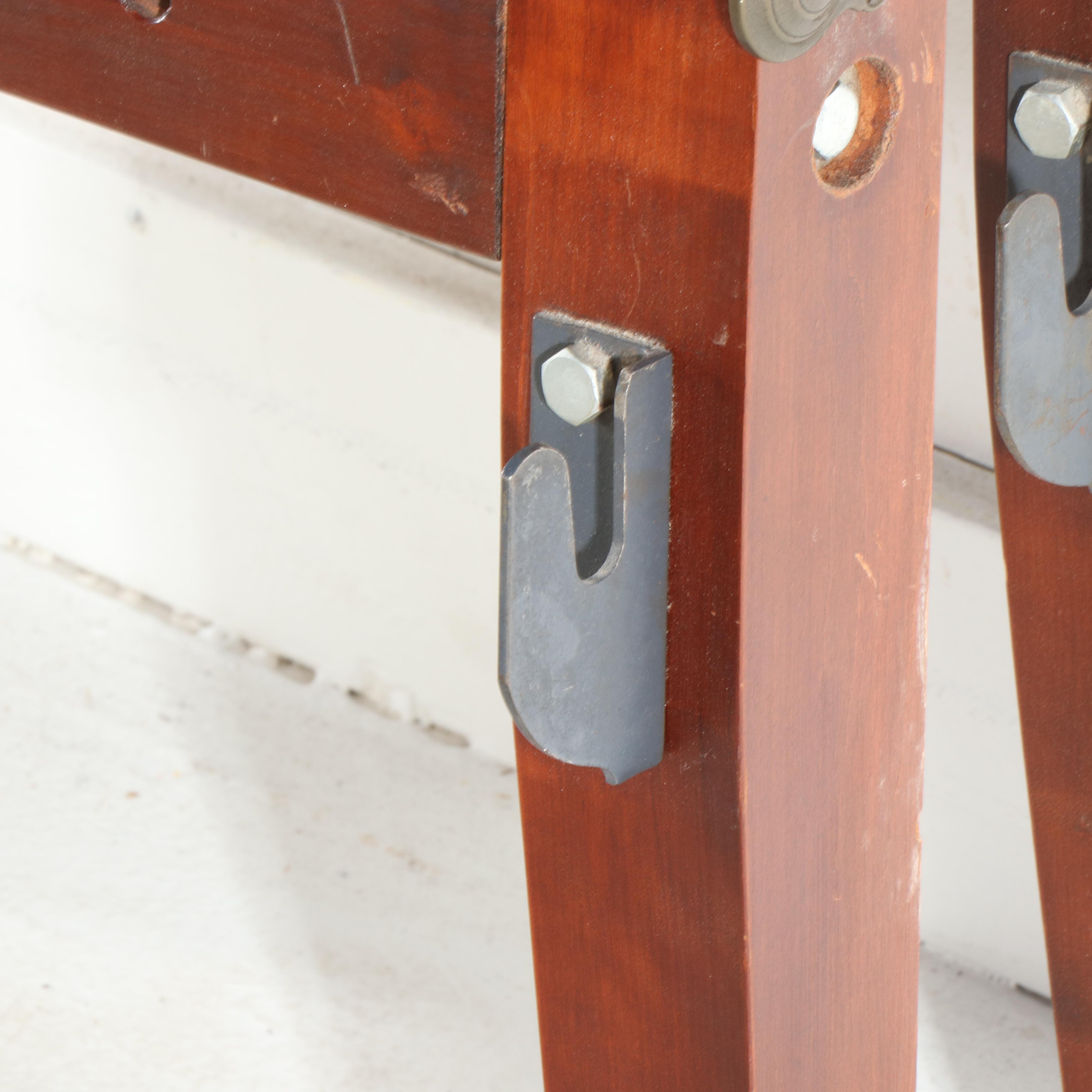 Pair of Richard Bury Federal Style Twin Size Four-Poster Bed Frames, Late 20th C