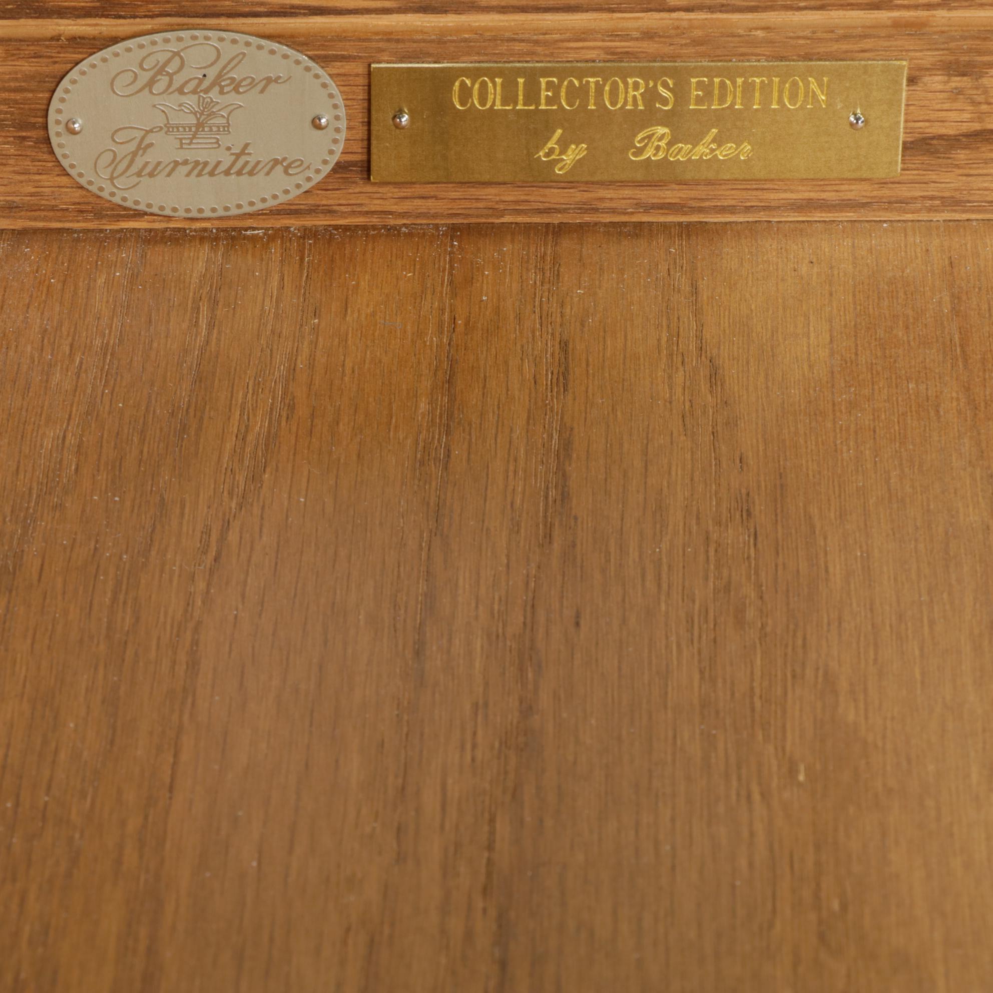 Baker Furniture Collector's Edition Chippendale Style Mahogany Executive Desk