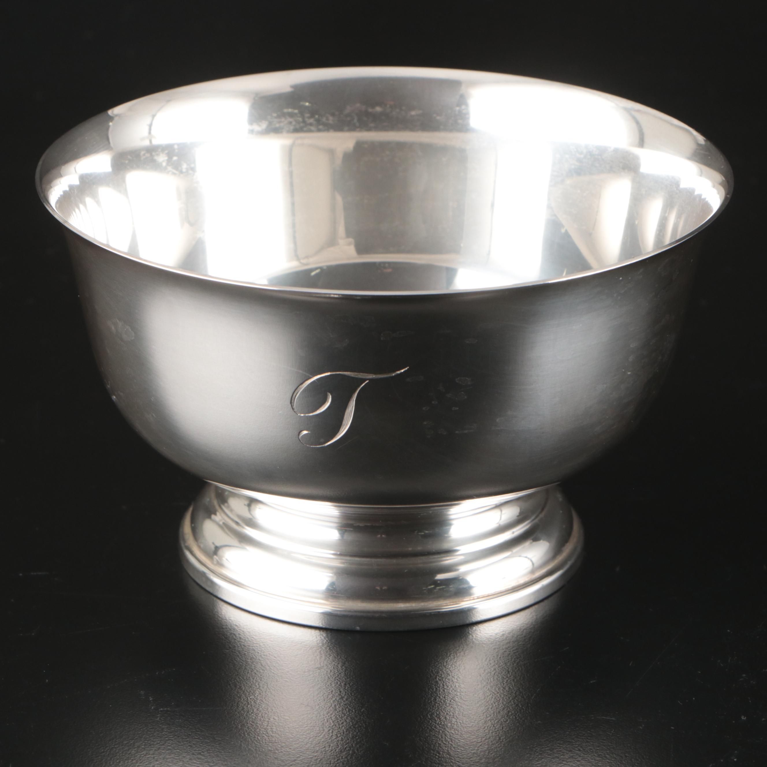 Cartier Paul Revere Style Sterling Decorative Bowl