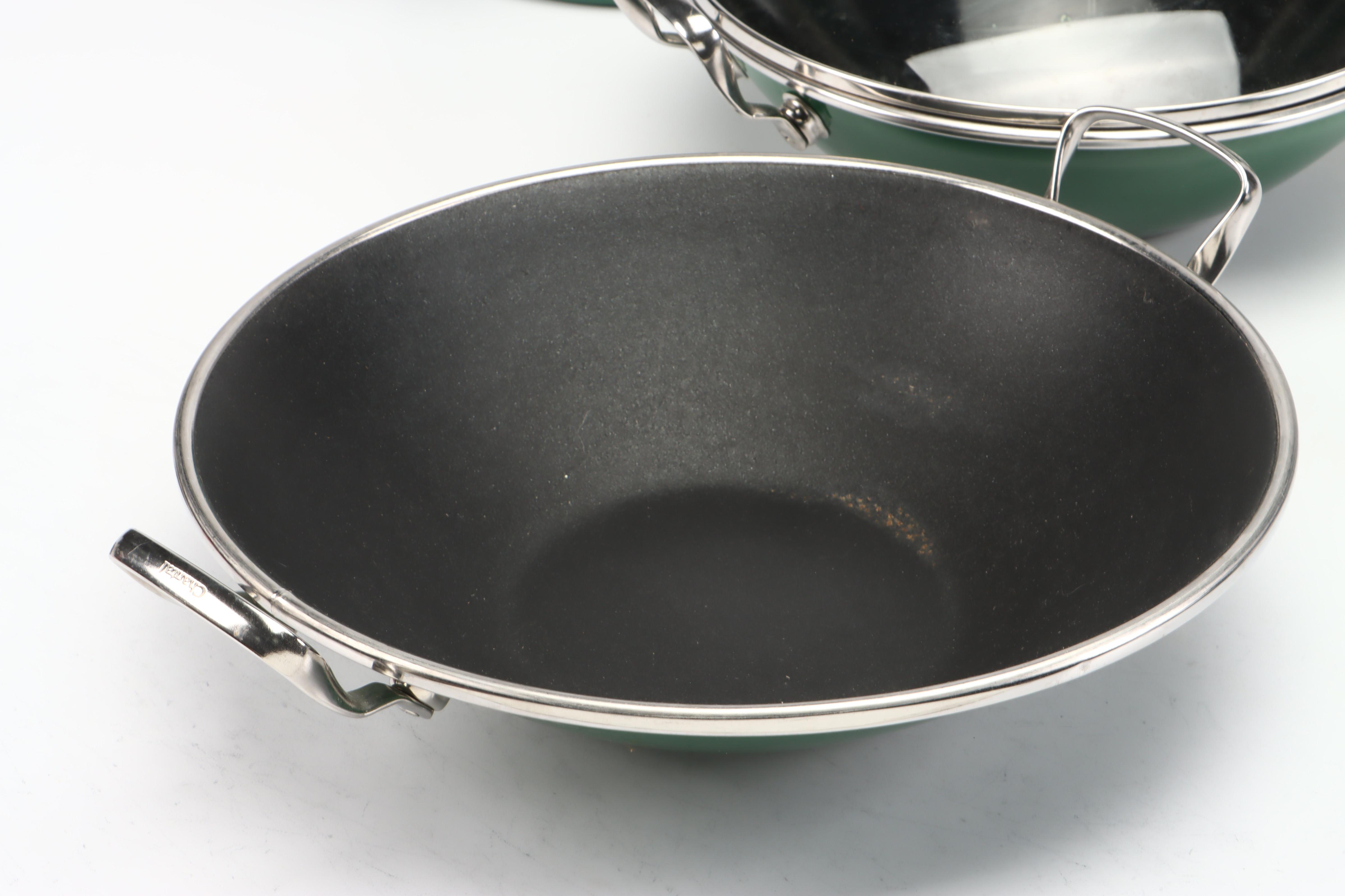 Chantal Green Enameled Pots and Pans