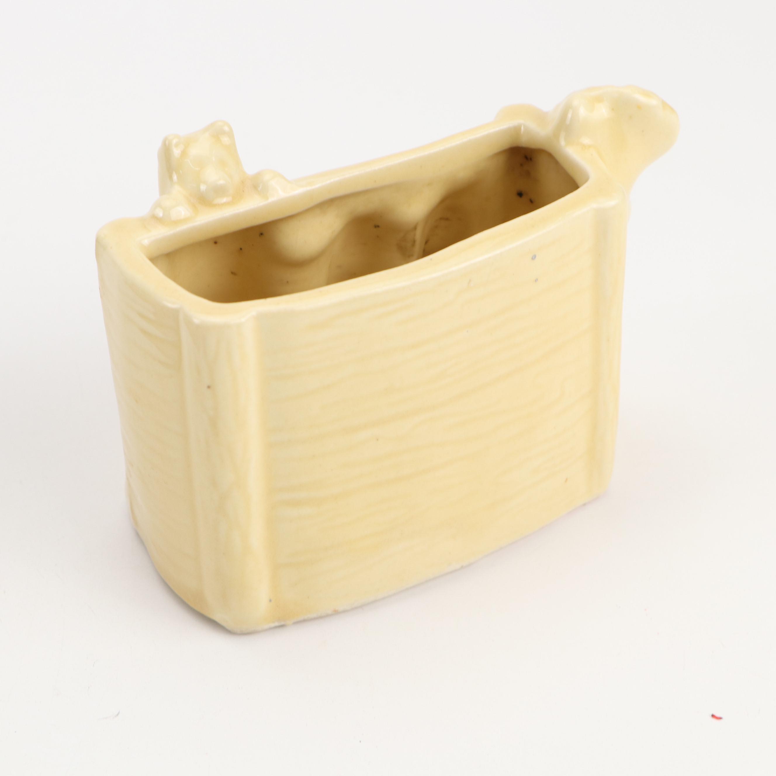 Three Little Pigs Pottery Vase, Stoneware Mixing Bowls, Linens and More