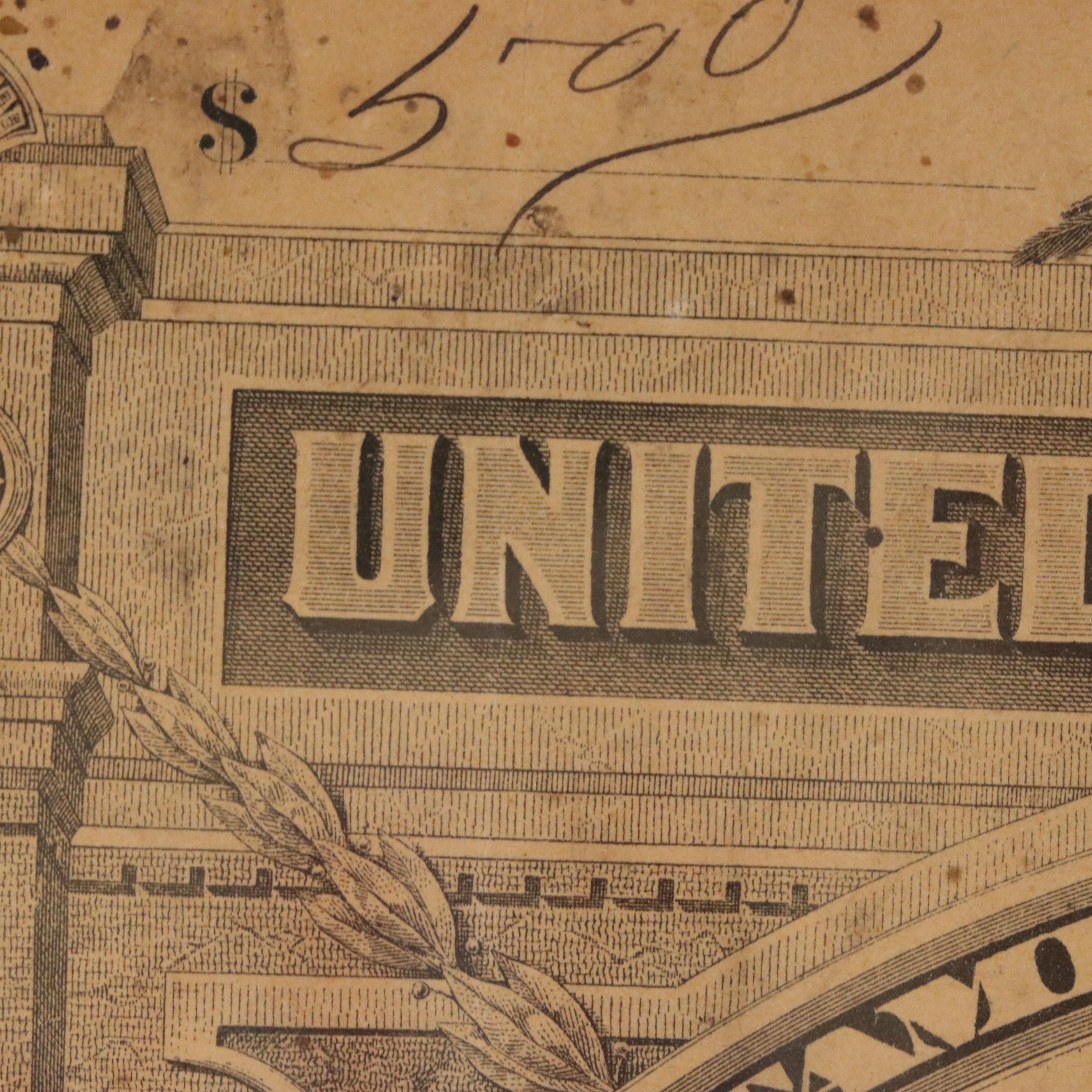 Internal Revenue Bowling Alley or Billiard Room Special Tax Stamp Document, 1916