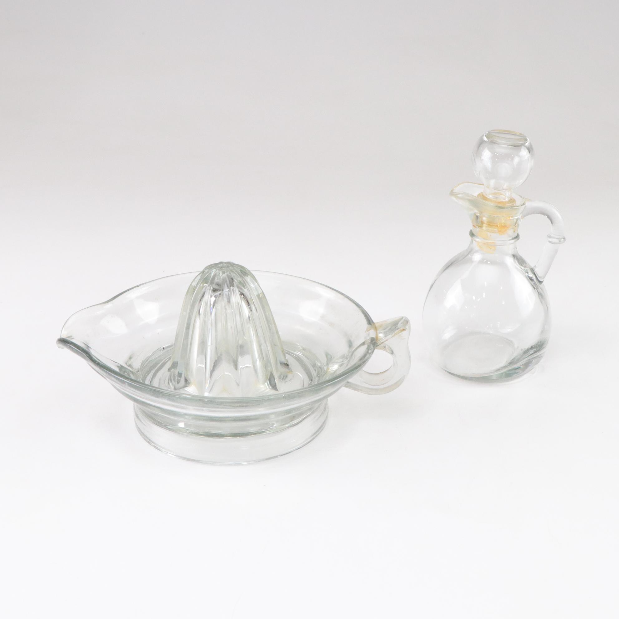 Copper Molds, Milk Glass Bowls, and Other Vintage Kitchen Items